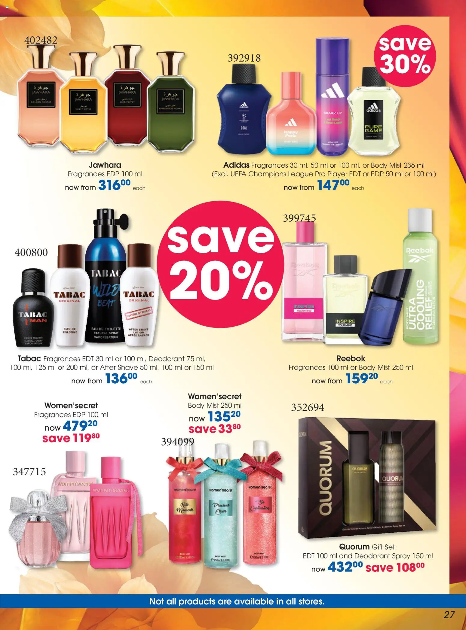 New Clicks catalogue – valid from 25.03.2026 | Page: 27 | Products: Player, Fragrance, Deodorant, Lotion