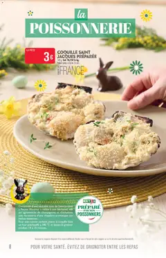 Match Supermarché - Prévisualisation de Match Supermarché - Délicieuses pâques valide à partir de 31.03.2026 | Page: 8 | Produits: Four, Poissonnerie, Chapelure, Noix