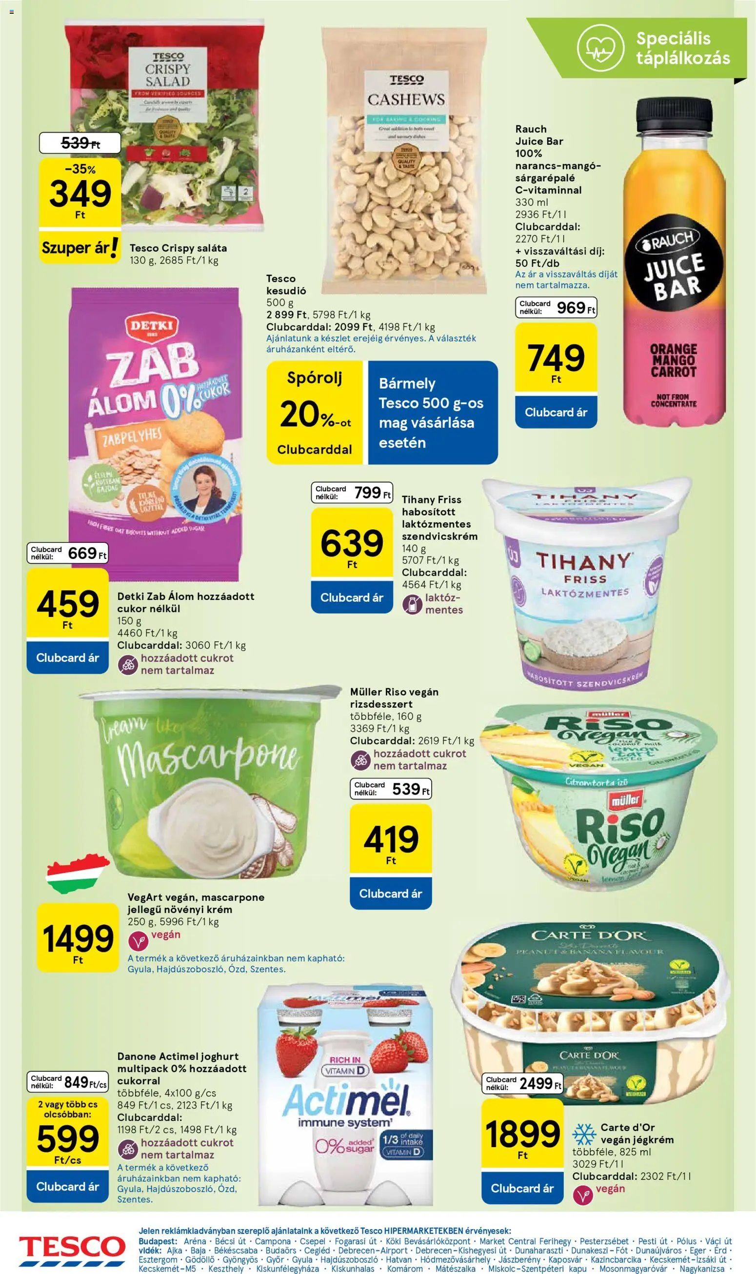 Tesco akciós ujság - amely érvényes a következő dátumtól: 05.02.2026 | Oldal: 20 | Termékek: Kapu, Joghurt, Mascarpone, Jégkrém