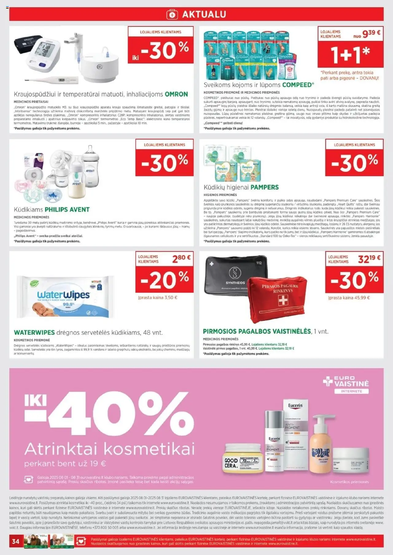 EUROVAISTINĖ - Leidinys│galioja nuo 01.08.2025 | Puslapis: 34 | Prekių: Termometras