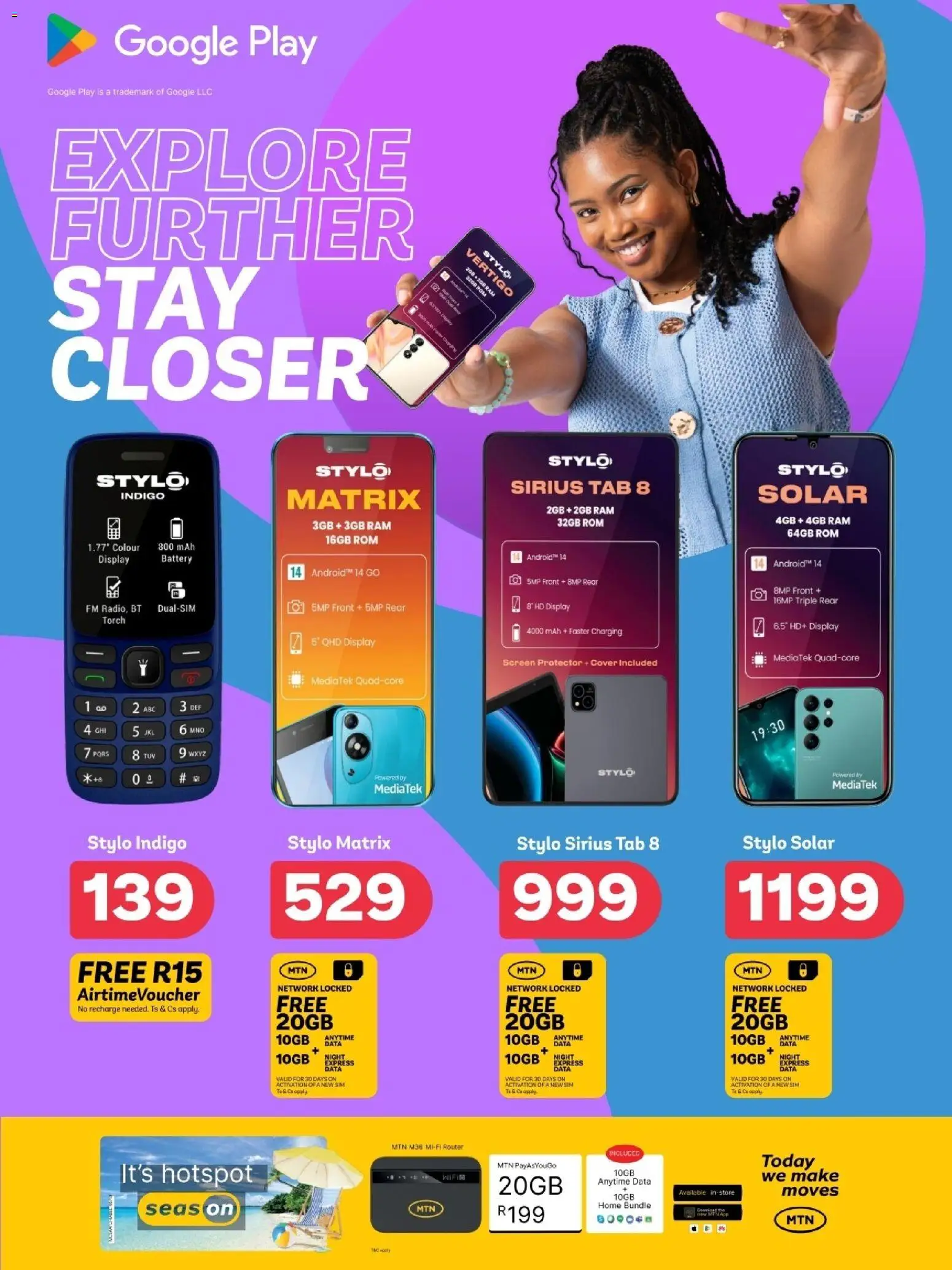 New PEP Stores catalogue – valid from 03.12.2025 | Page: 4 | Products: Data, Sim, Router, Cover