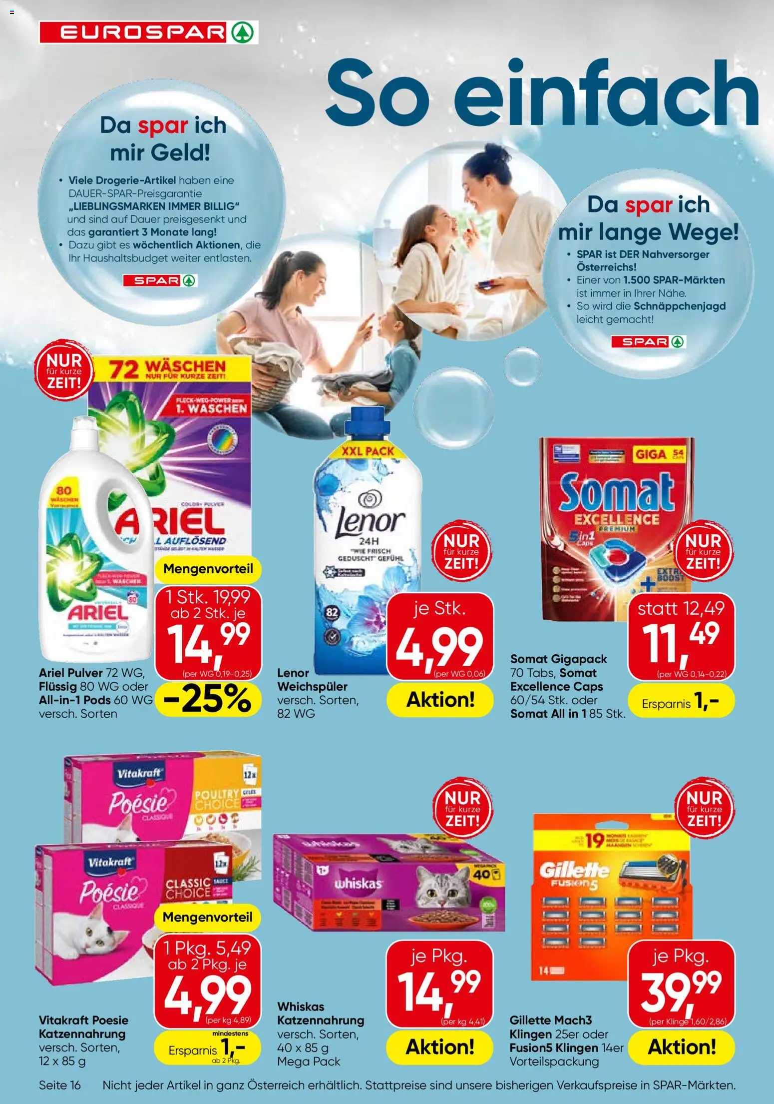 Eurospar Flugblatt - Burgenland gültig ab 18.12.2025 | Seite: 16 | Produkte: Weichspüler