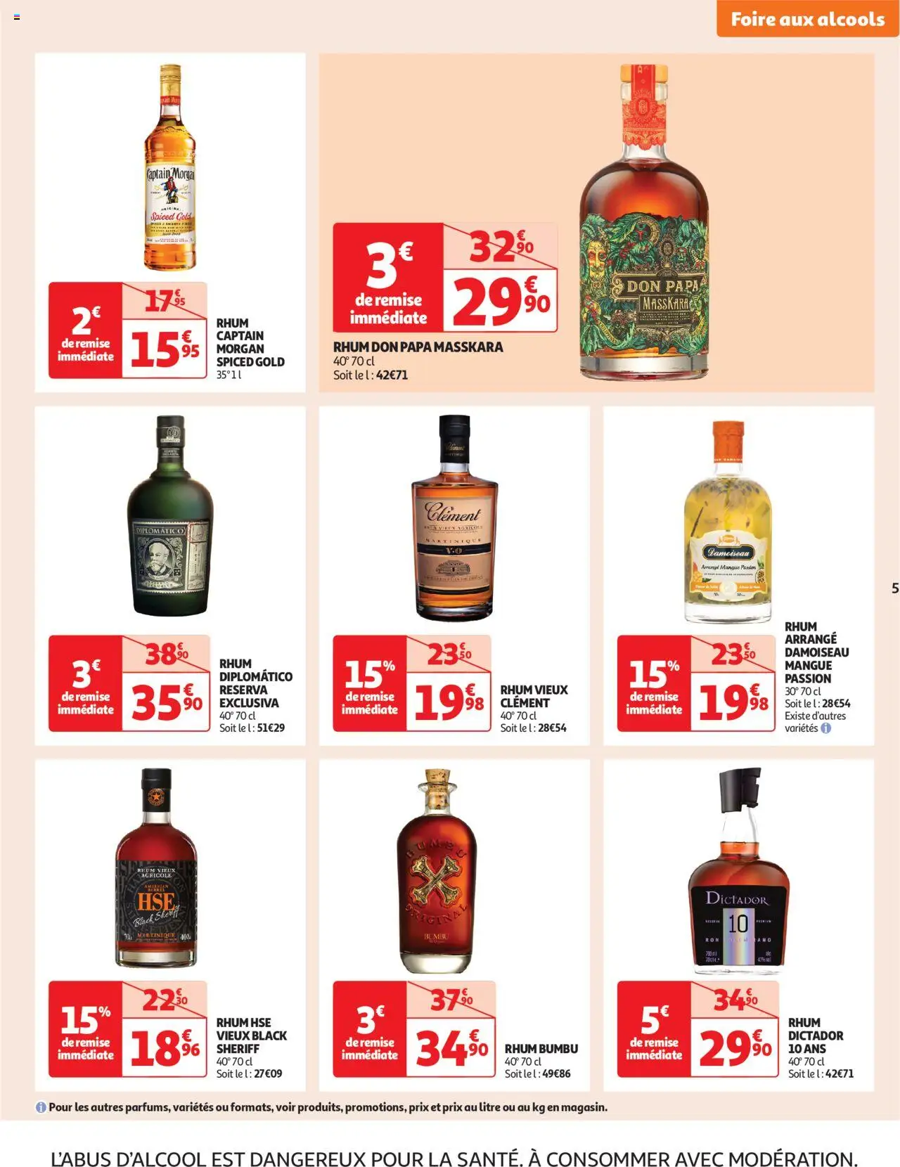  | Page: 5 | Produits: Mangue, Rhum bumbu, Rhum, Rhum Don Papa