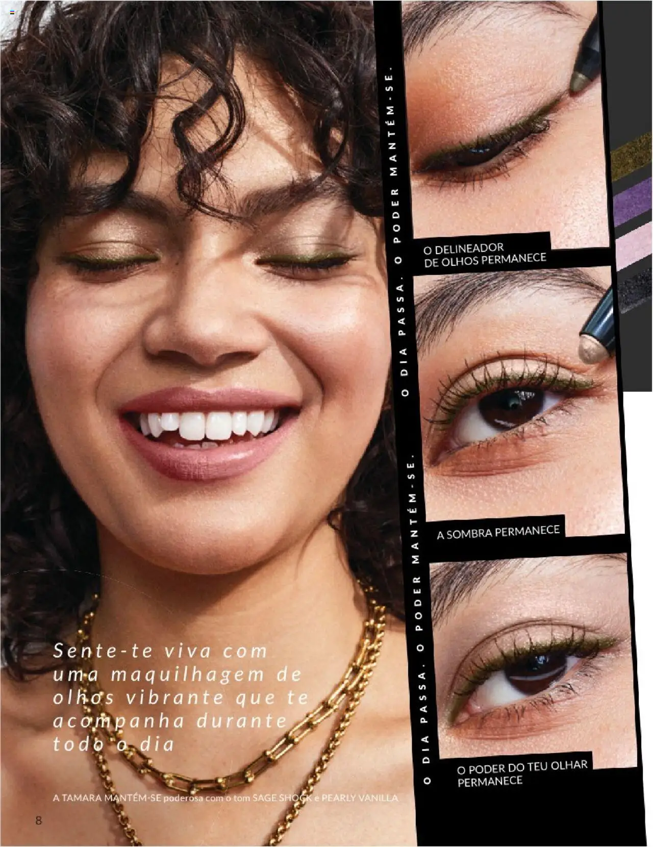 Catálogo Avon Campanha 8 │ válido de 01.08.2025 | Página: 8 | Produtos: Delineador, Maquilhagem