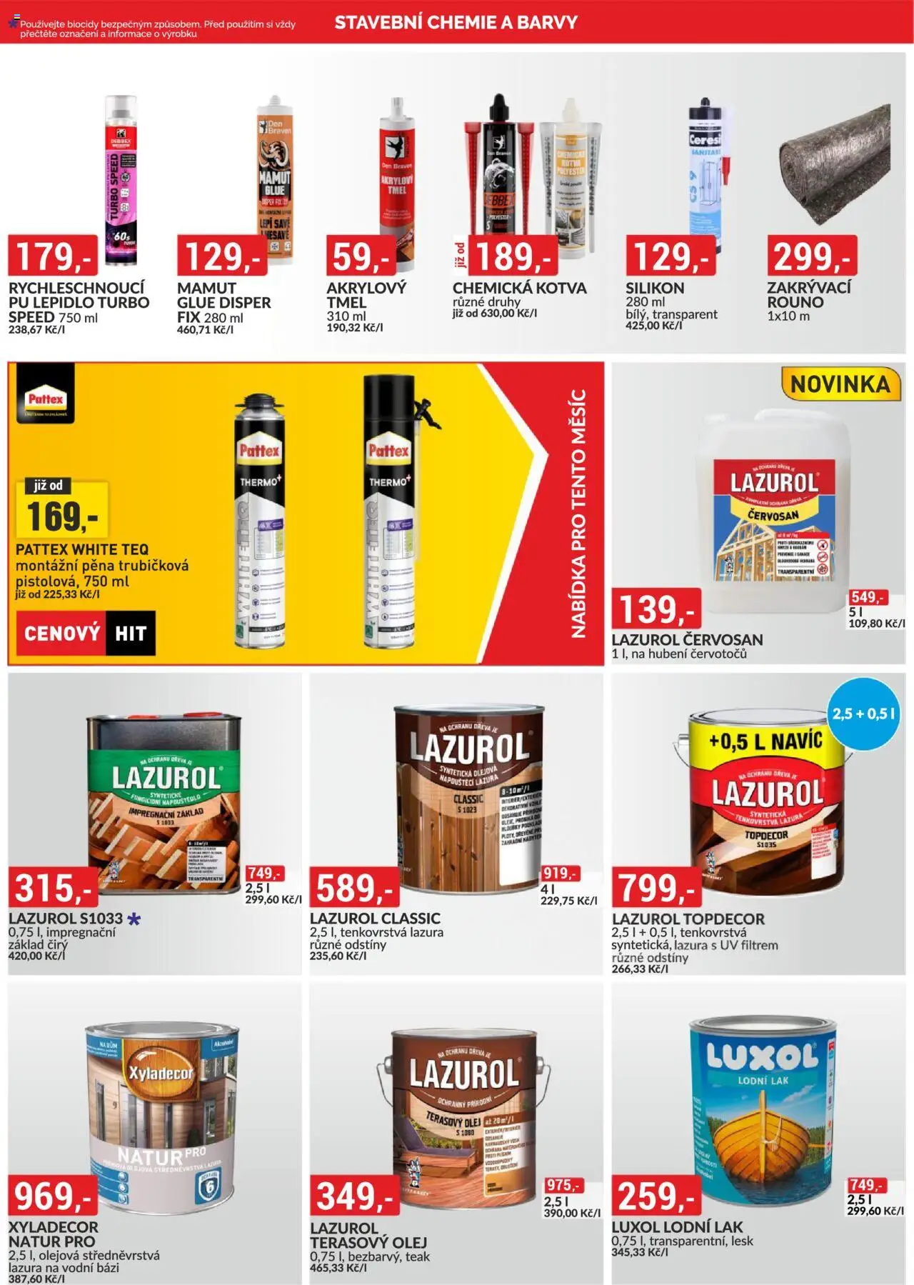BAUMAX leták od 01.06.2025 | Strana: 37 | Produkty: Olej, Silikon, Kotva, Luxol