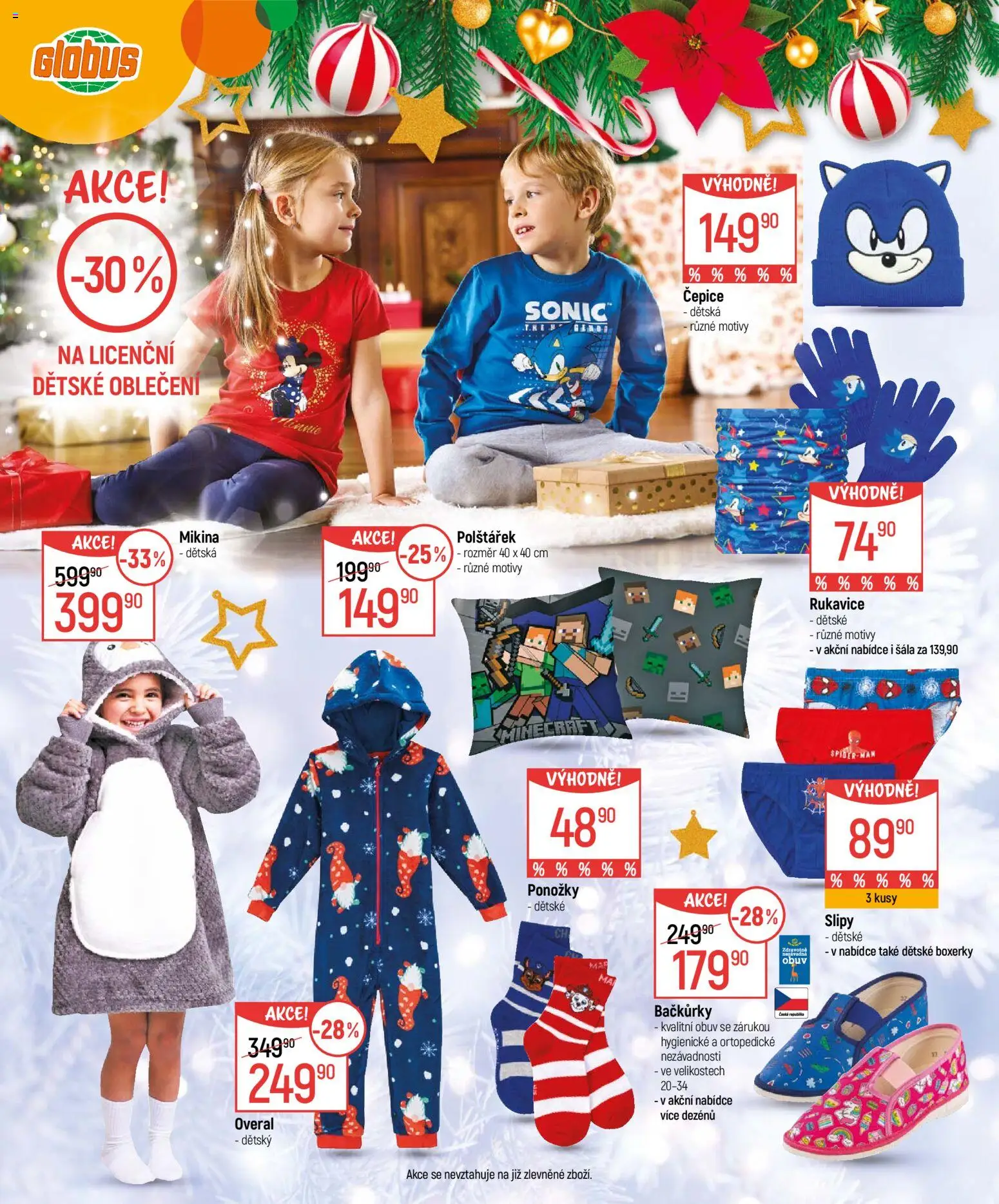 Globus leták - Praha-Štěrboholy  od 12.11.2025 | Strana: 10 | Produkty: Mikina, Overal, Čepice, Dětské oblečení