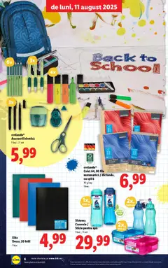 Lidl - Din nou la școală! – valabil de la 11.08.2025 | Pagină: 6