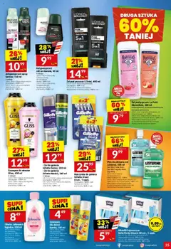 Twój Market Gazetka od 23.07.2025 | Strona: 35 | Produkty: Gillette, Malina, Wkładki higieniczne, Antyperspirant