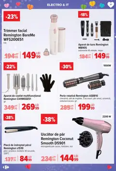 Ofertele Carrefour valabile de la 04.02.2026 | Pagină: 27 | Produse: Trimmer, Uscător, Aparat De Ras, Uscător De Păr