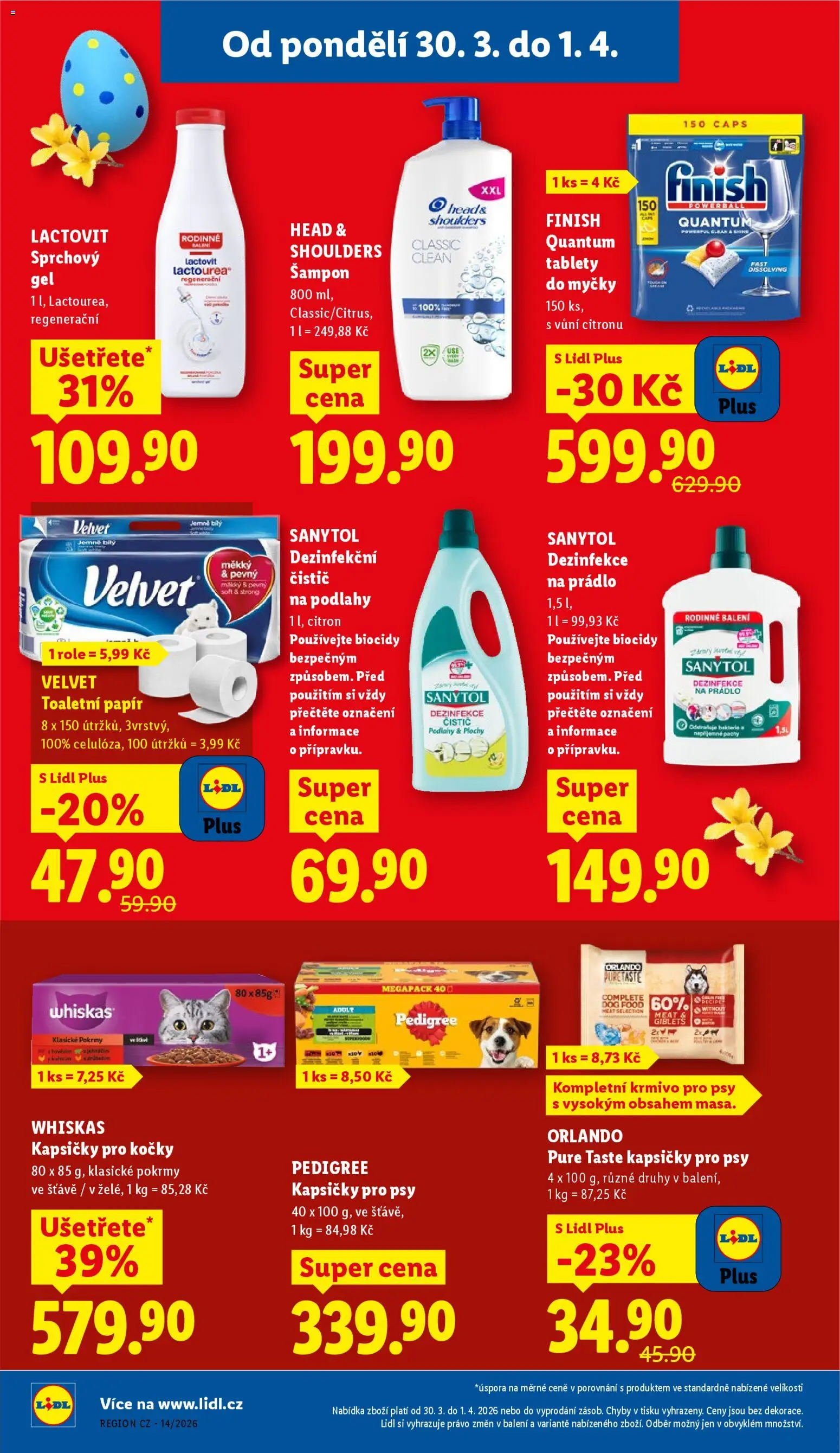 Lidl leták od 30.03.2026 💥 Nenechte si ujít TOP nabídky! ⭐ | Ceská republika
