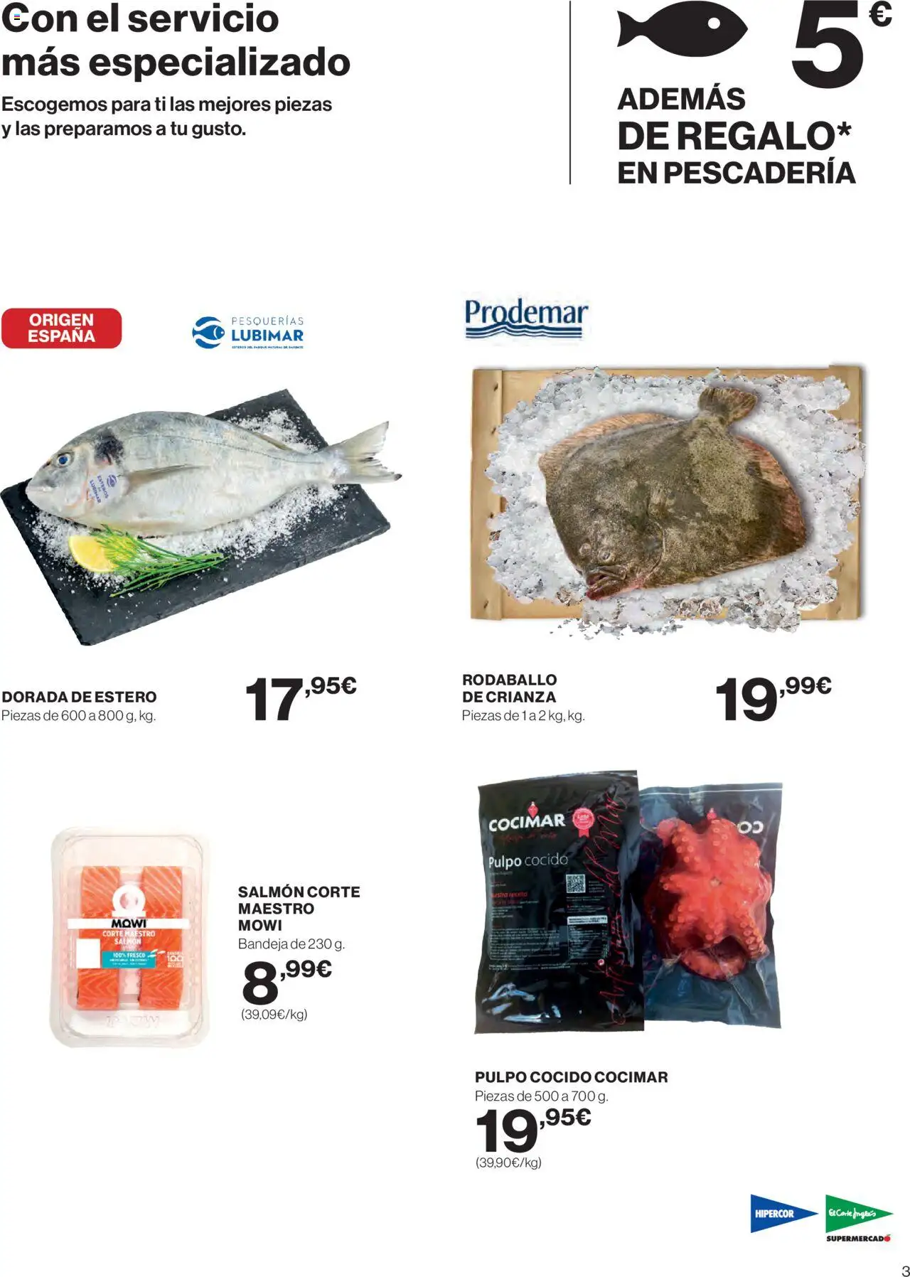 El Corte Inglés ofertas │ válido desde el 25.09.2025 | Página: 3 | Productos: Bandeja