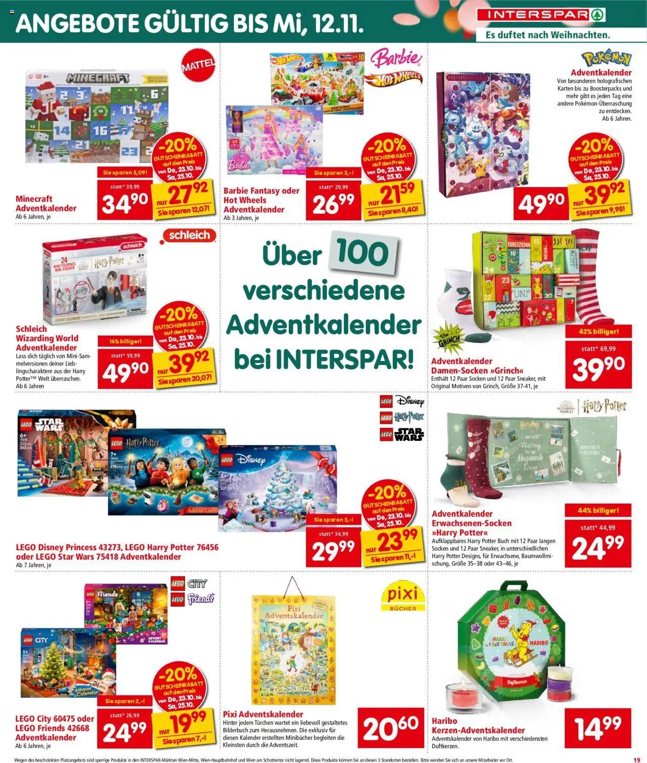 Interspar Flugblatt - Niederösterreich gültig ab 23.10.2025 | Seite: 19 | Produkte: Socken