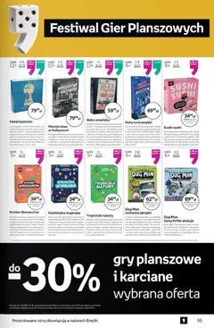 Pogląd oferty "Empik promocje" - ważna od 25.03.2026 | Strona: 95 | Produkty: Gra, Bób, Sushi, Gry