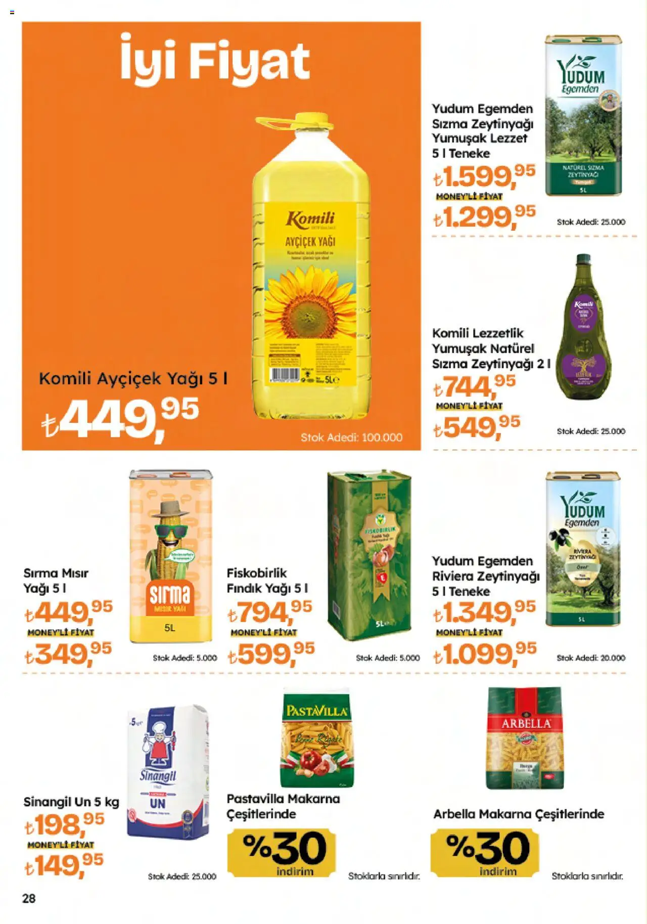 Migros Katalog - Migroskop - 25.09.2025 tarihinden itibaren geçerlidir | Sayfa: 28 | Ürünler: Makarna, Fındık, Mısır