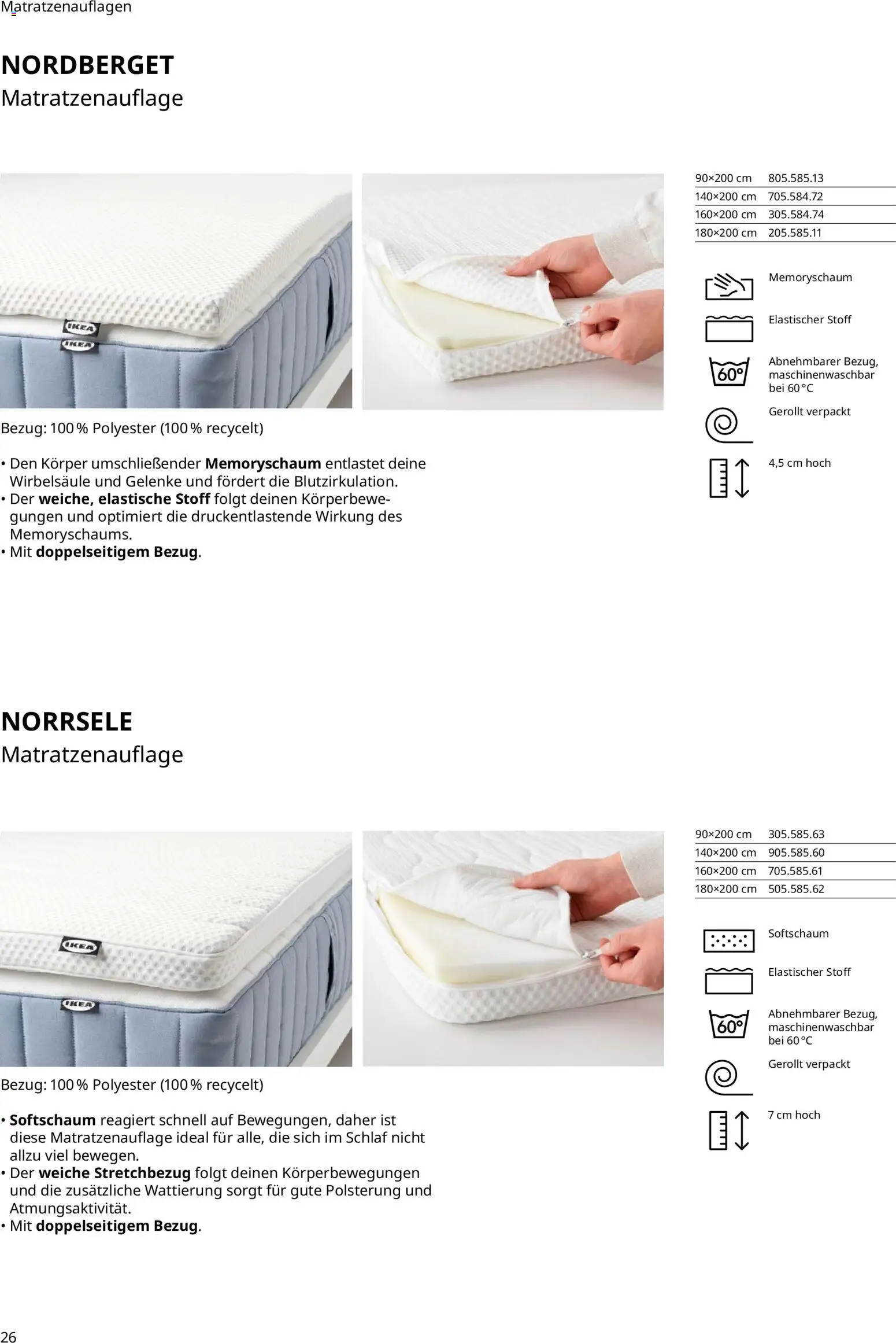 Ikea Prospekt  Schlafkomfort	 – gültig ab 30.09.2025 | Seite: 26