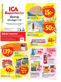 ICA Supermarket - Skurup - Förhandsvisning av reklamblad från butik ICA Supermarket aktuell från 30.03.2026