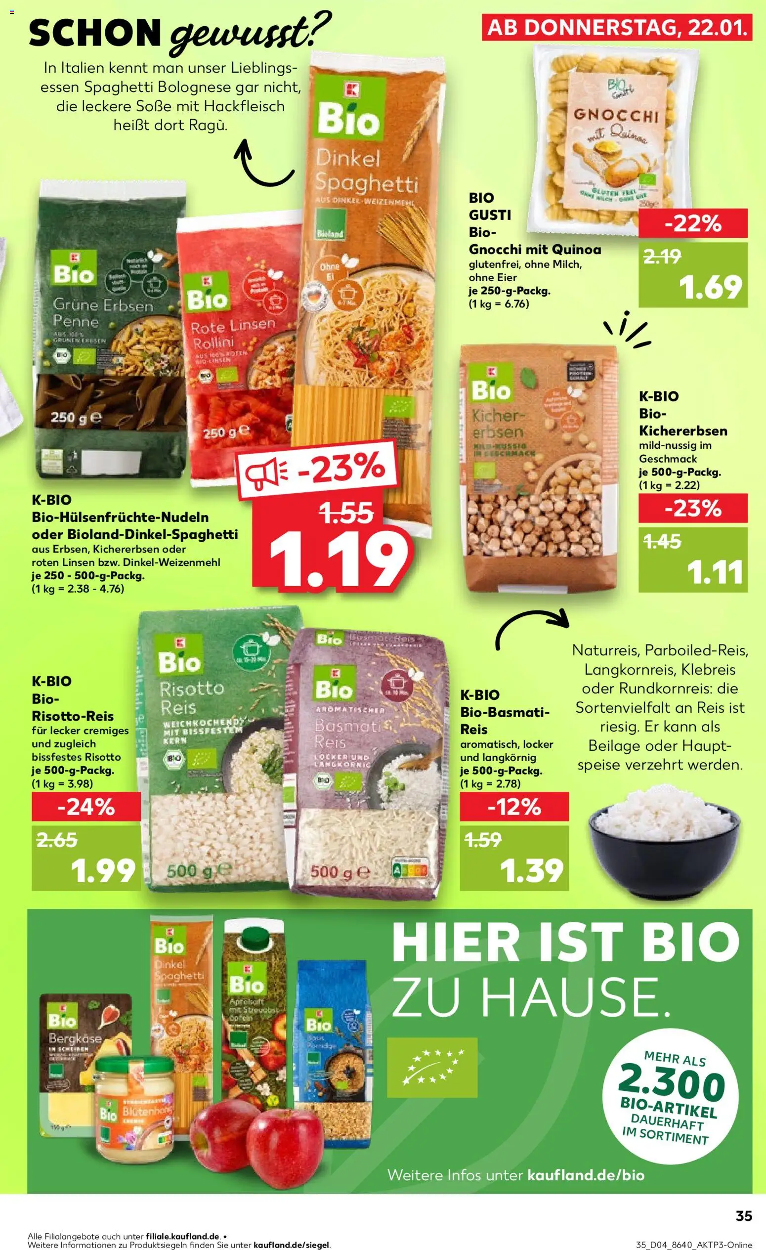 Kaufland prospekt Bremen	 – gültig ab 25.01.2026 | Seite: 35 | Produkte: Weizenmehl, Soße, Pasta, Hackfleisch