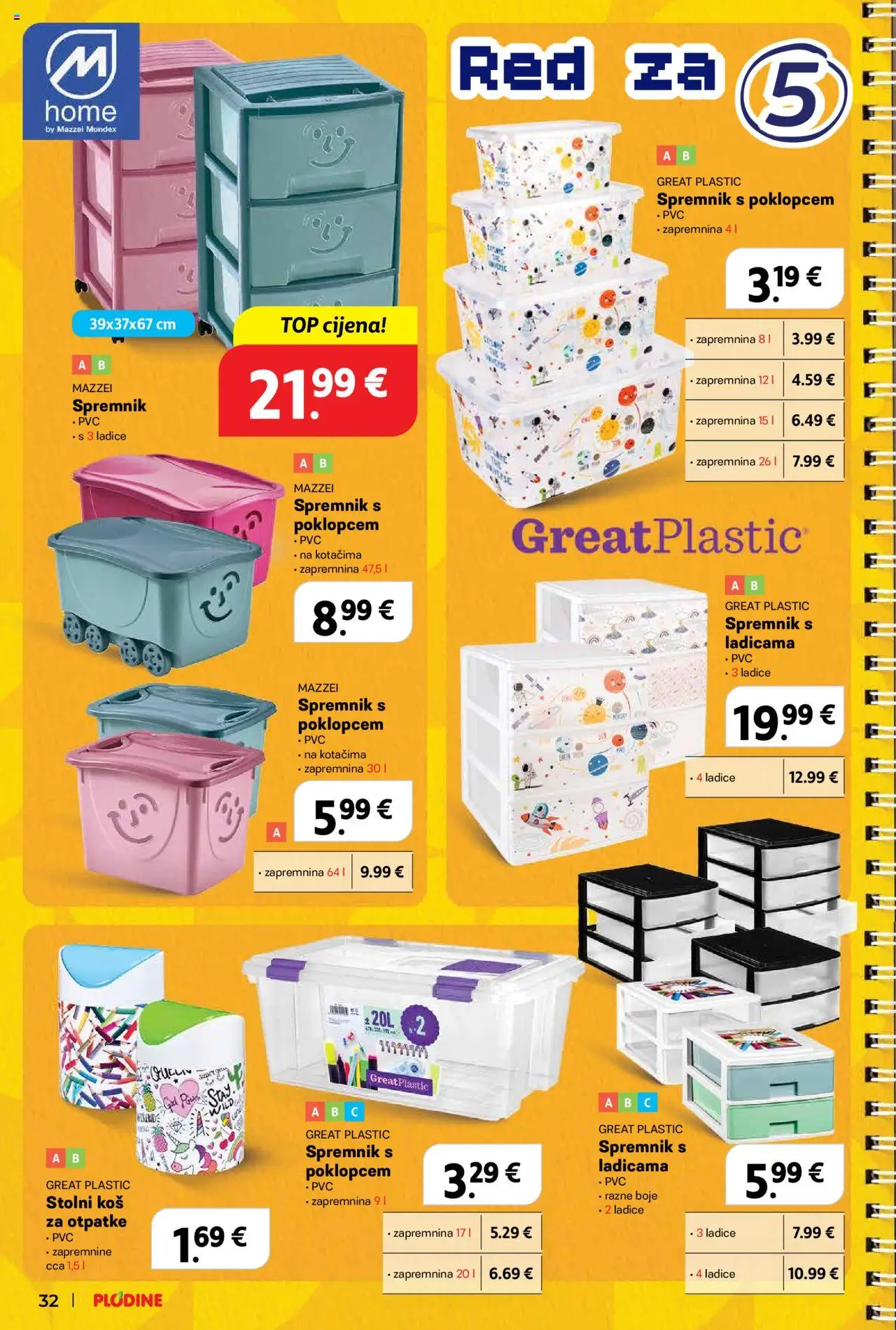 Plodine katalog | vrijedi od 13.08.2025 | Stranica: 34 | Proizvodi: Ladice