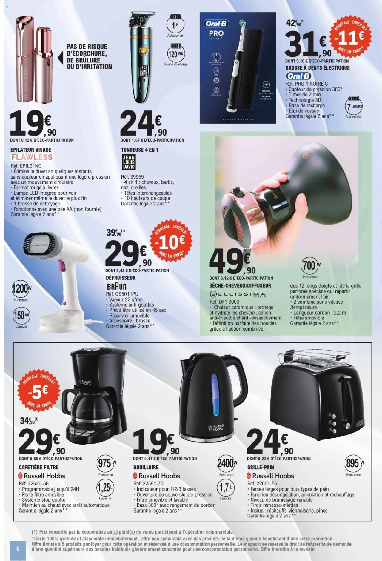  | Page: 6 | Produits: Grille-pain, Brosse, Lampe, Tasses
