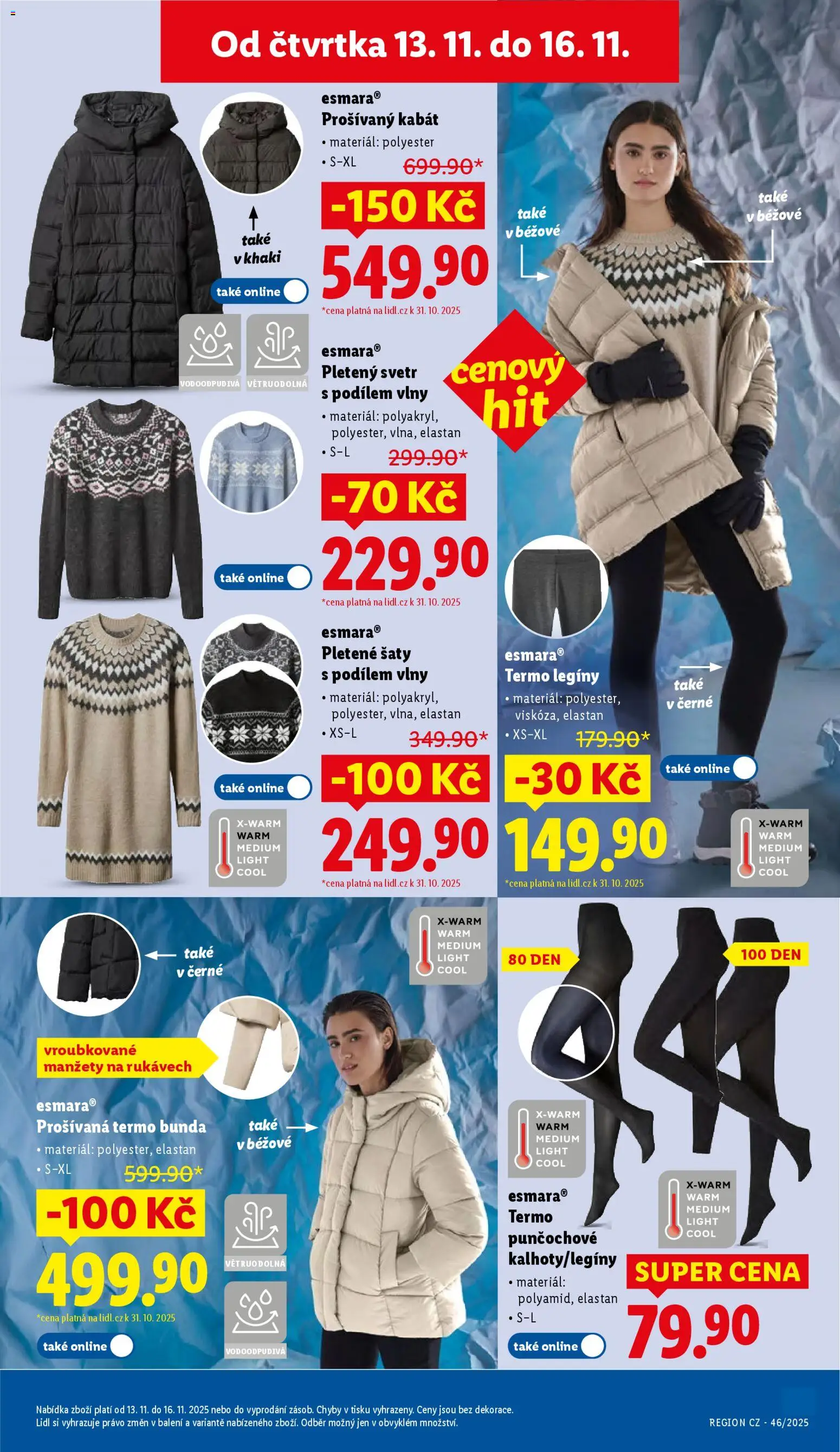 Lidl leták od 13.11.2025 | Strana: 35 | Produkty: Šaty, Svetr, Bunda, Kabát