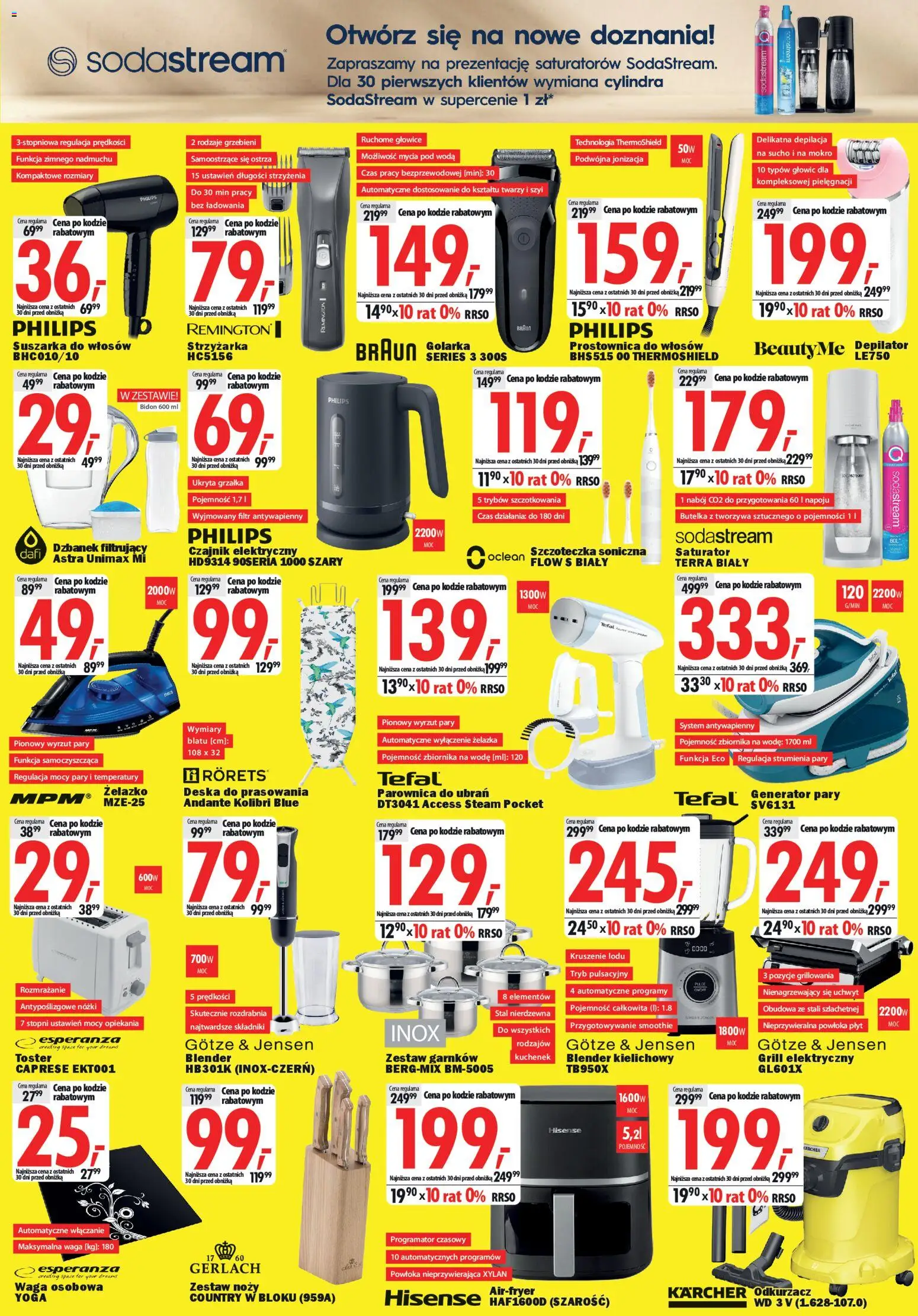 Mediaexpert promocje - Otwarcie po remoncie Turek od 26.03.2026 | Strona: 6 | Produkty: Dzbanek, Depilator, Dzbanek filtrujący, Suszarka do włosów