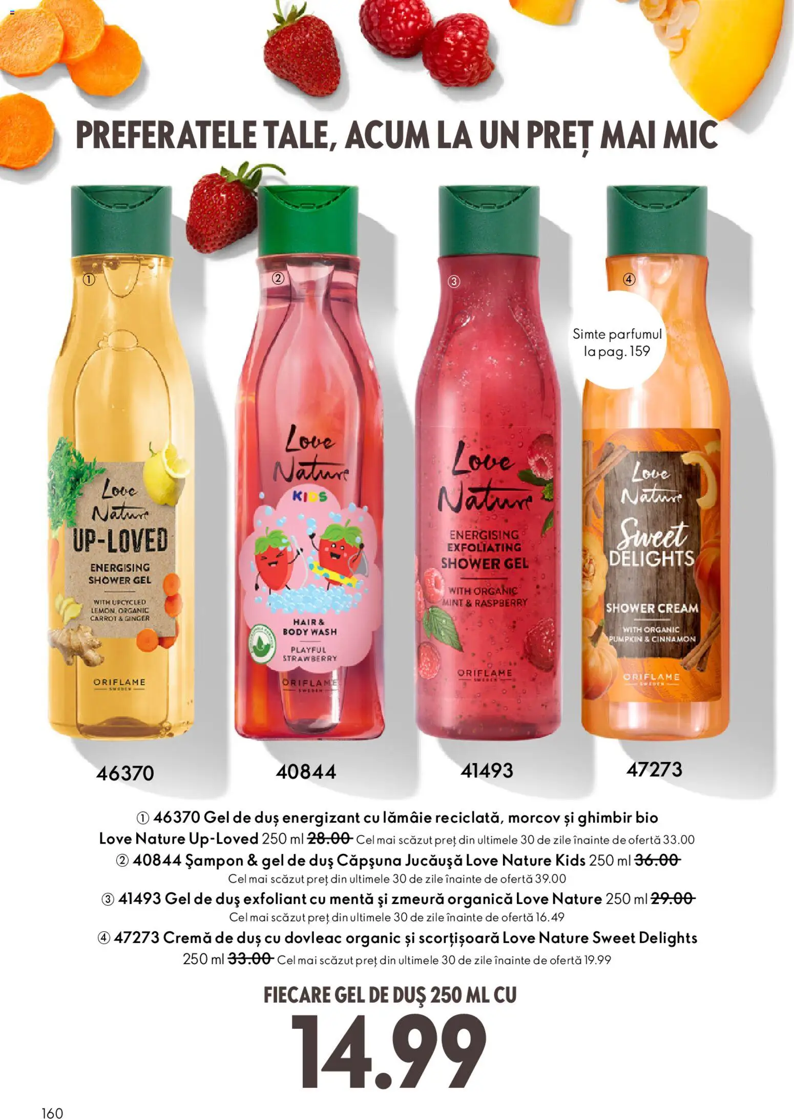 Noul catalog Oriflame – valabil de la 04.03.2026 | Pagină: 160 | Produse: Şerit ödül, Șampon, Cremă, Lămâie