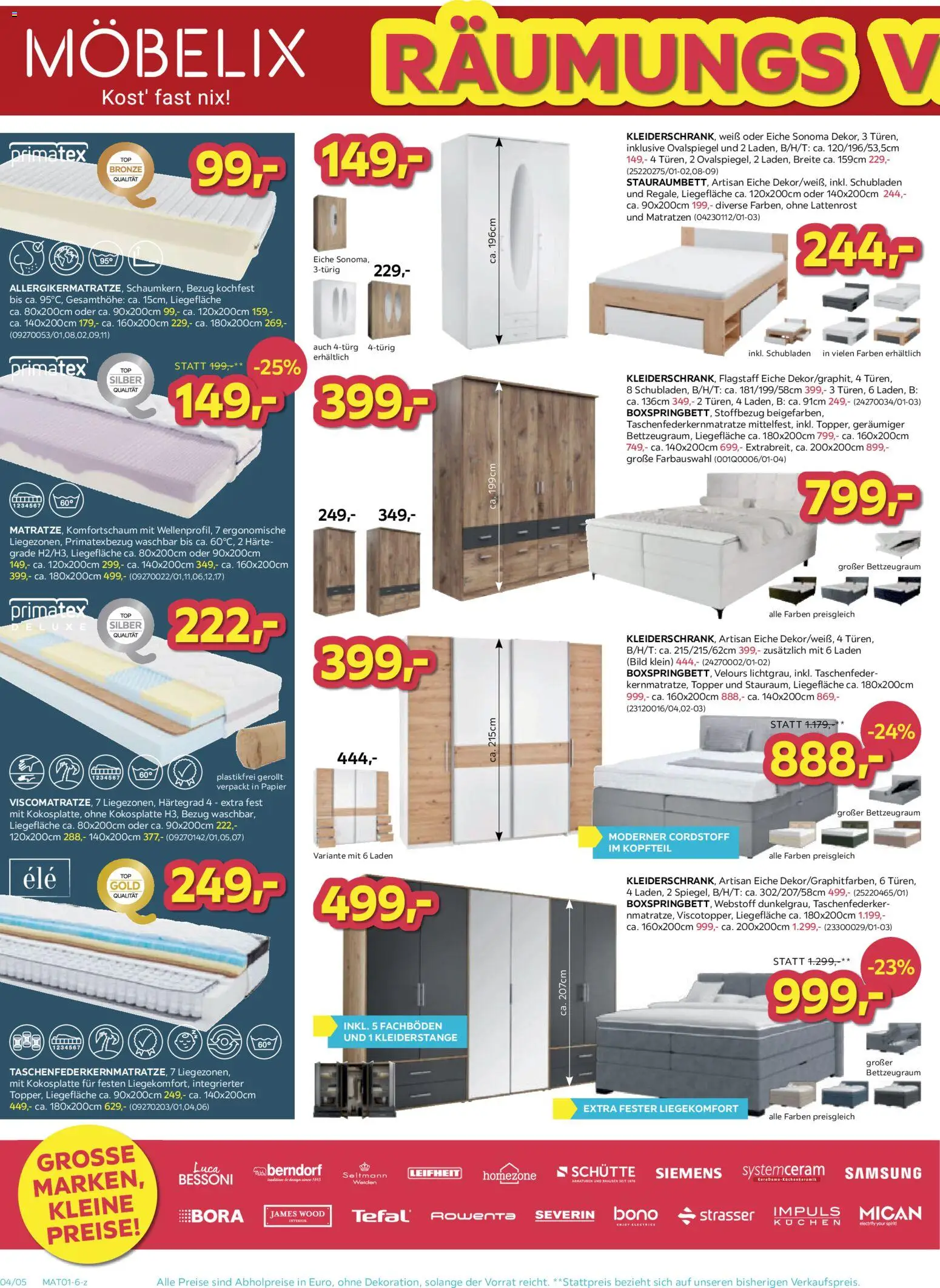 Möbelix Angebote gültig ab 05.01.2026 | Seite: 4 | Produkte: Lattenrost, Samsung