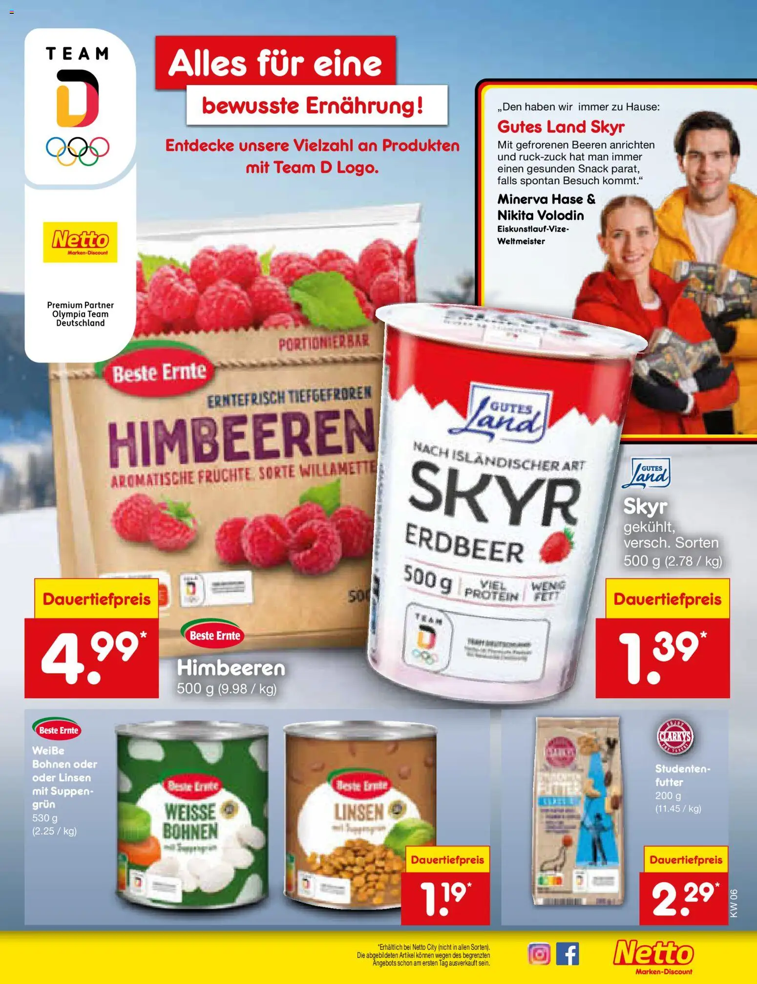 Netto Marken-Discount Prospekt 	 – gültig ab 02.02.2026 | Seite: 51 | Produkte: Himbeeren, Skyr