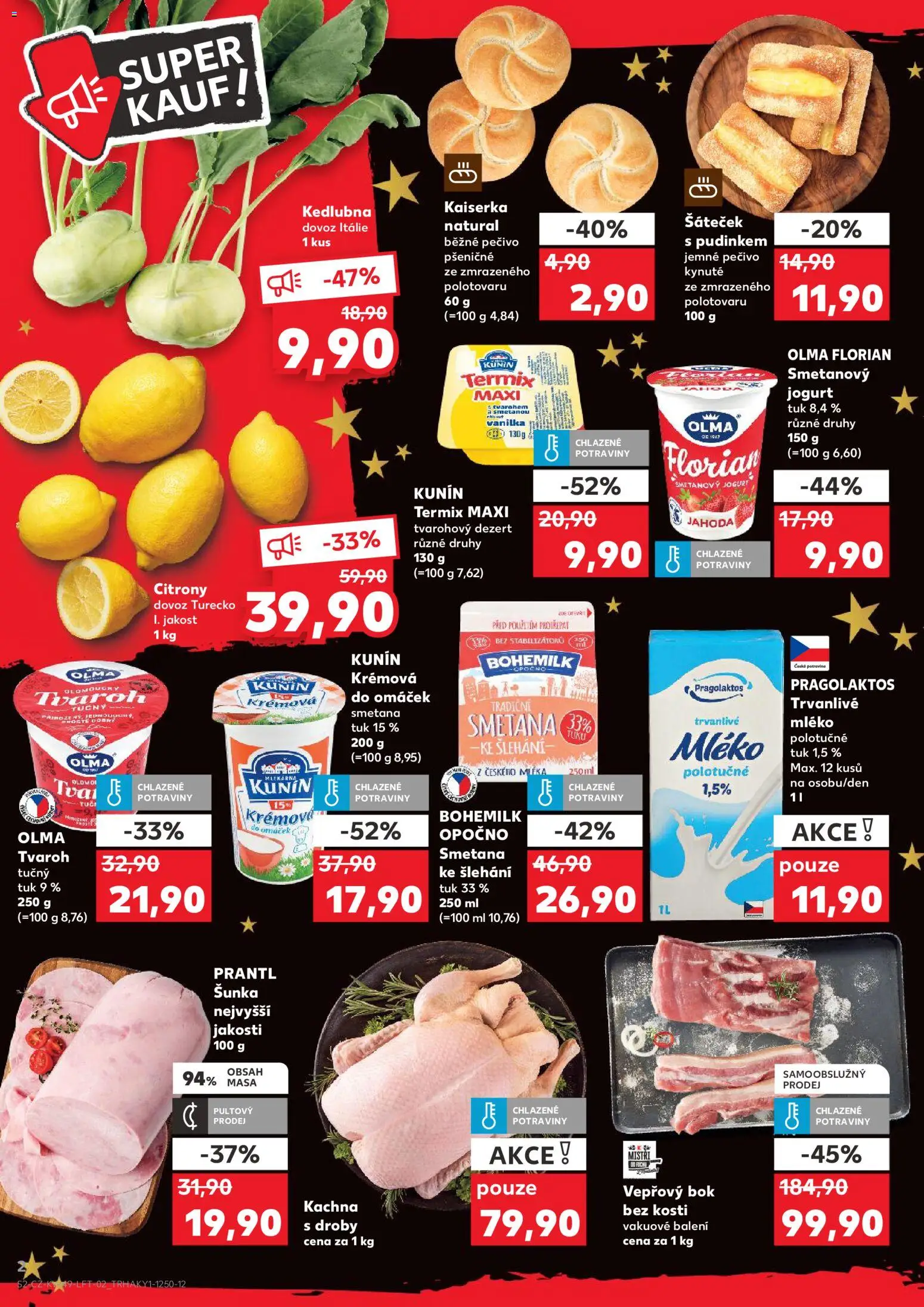 Kaufland leták - Kolín od 03.12.2025 | Strana: 2 | Produkty: Kaiserka, Tvaroh, Termix, Citróny