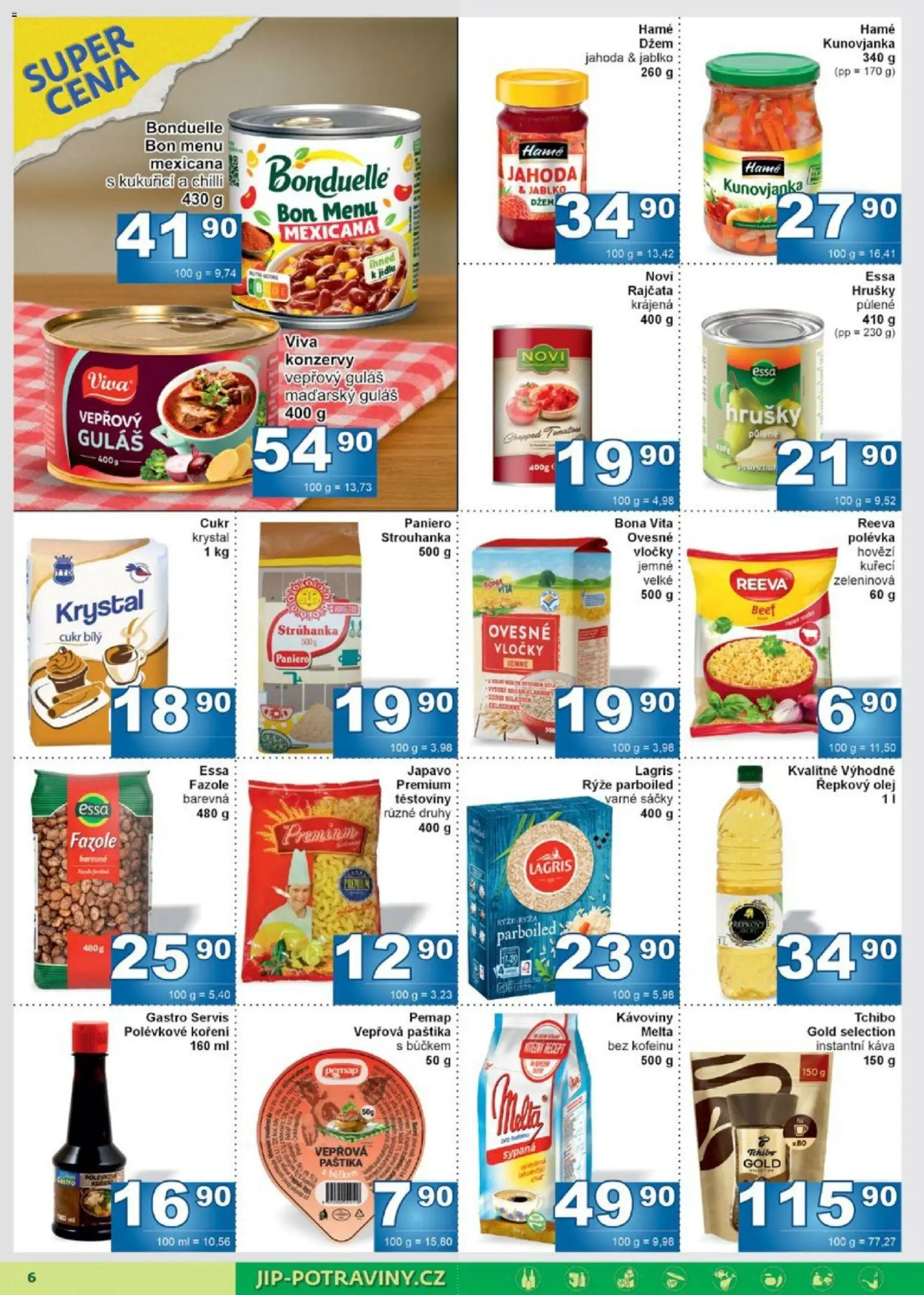 Jip leták od 08.04.2026 | Strana: 6 | Produkty: Rýže, Tchibo, Rýže parboiled, Koření