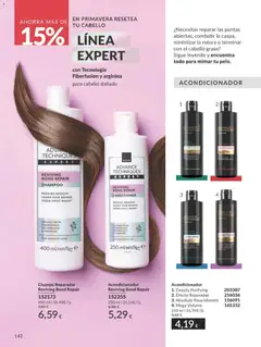 Vista previa Acondicionador Reviving Bond Repair, Repairs broken inner hair bonds from first wash. Infused with Fiberfusion Technology & Arginine. For damaged hair. válido desde el 01.04.2026 | Página: 142 | Productos: Champú, Acondicionador