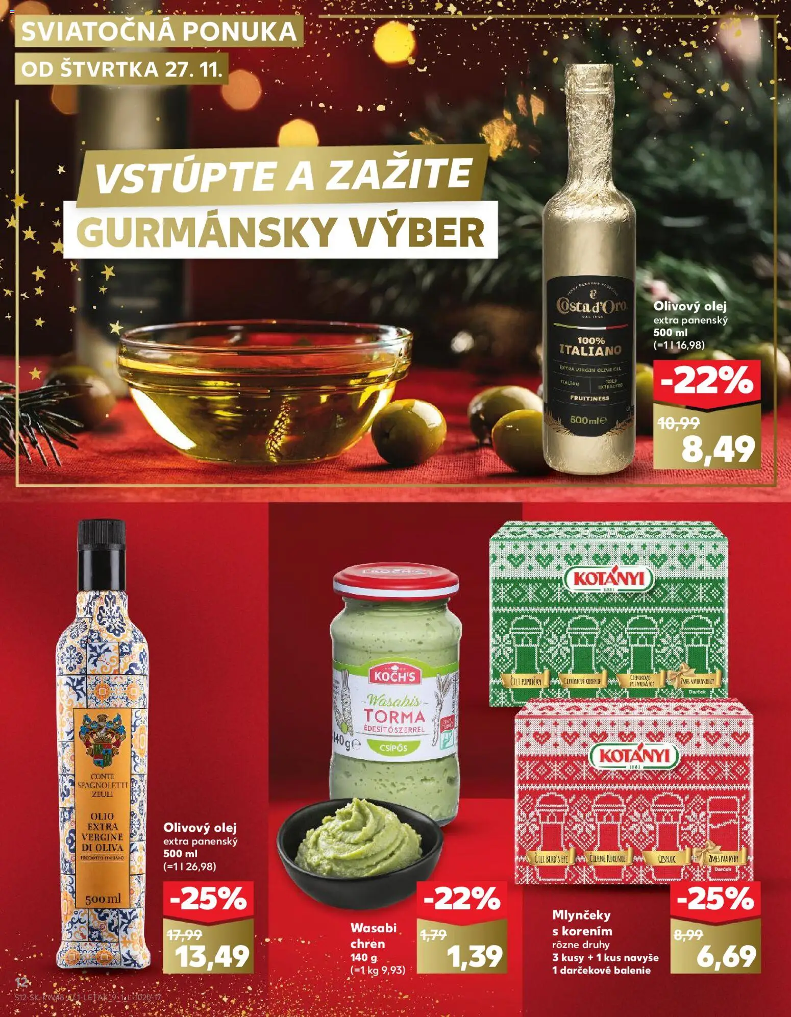 Kaufland SK akciós ujság - amely érvényes a következő dátumtól: 27.11.2025 | Oldal: 12