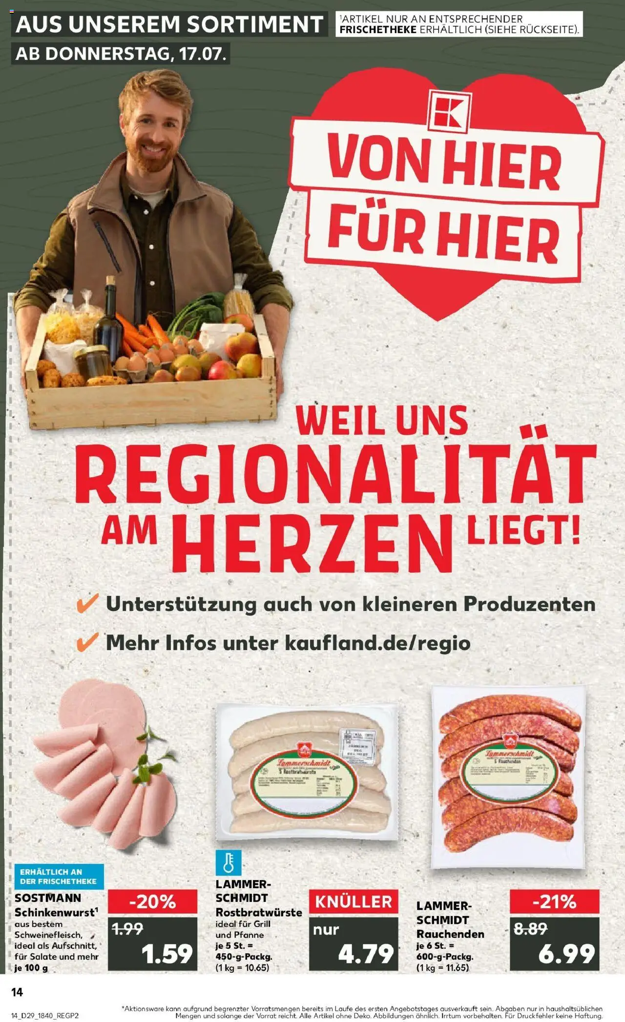 Kaufland prospekt Lengerich	 - gültig ab dem 16.07.2025 | Seite: 14 | Produkte: Grill