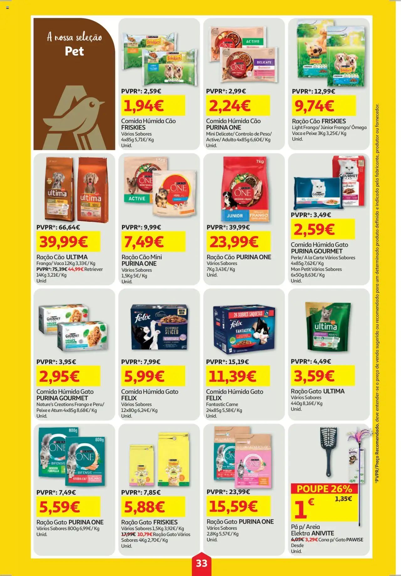 Auchan folheto │ válido de 11.09.2025 | Página: 33 | Produtos: Atum, Areia, Salmão, Carne