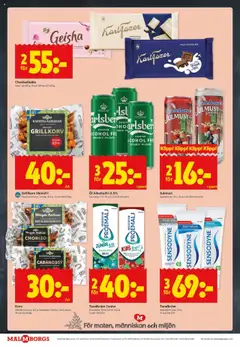 ICA Kvantum - Malmö - Förhandsvisning av reklamblad från butik ICA Kvantum aktuell från 13.10.2025 | Sida: 10 | Produkter: Chokladkaka, Tandkräm, Grillkorv, Öl