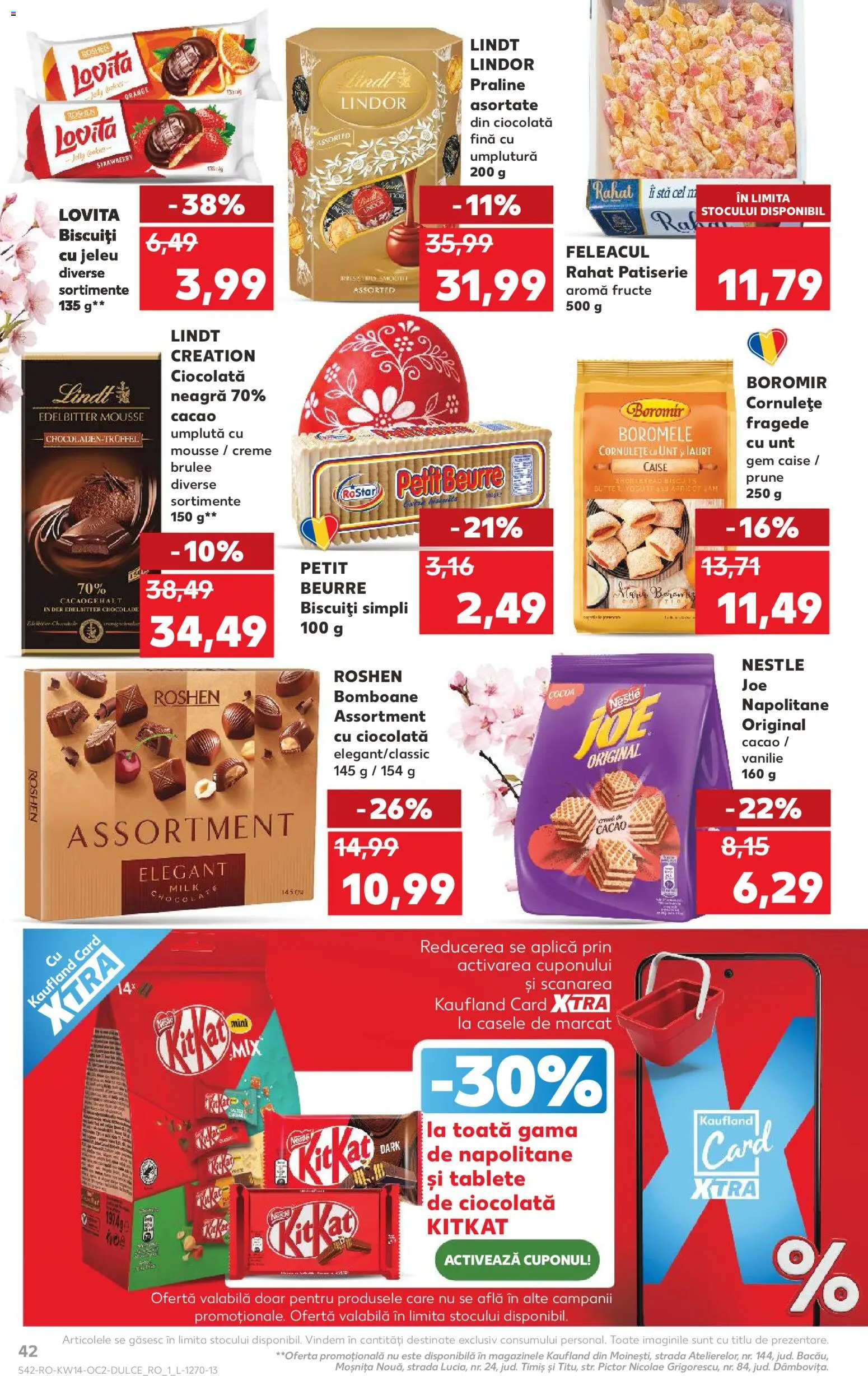 Kaufland RO akciós ujság - amely érvényes a következő dátumtól: 01.04.2026 | Oldal: 42