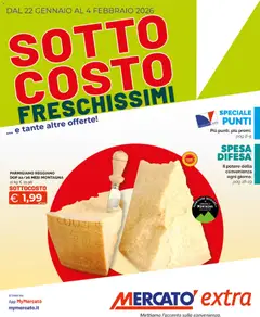 Anteprima del volantino Mercatò Extra catalogo valido a partire dal 22.01.2026