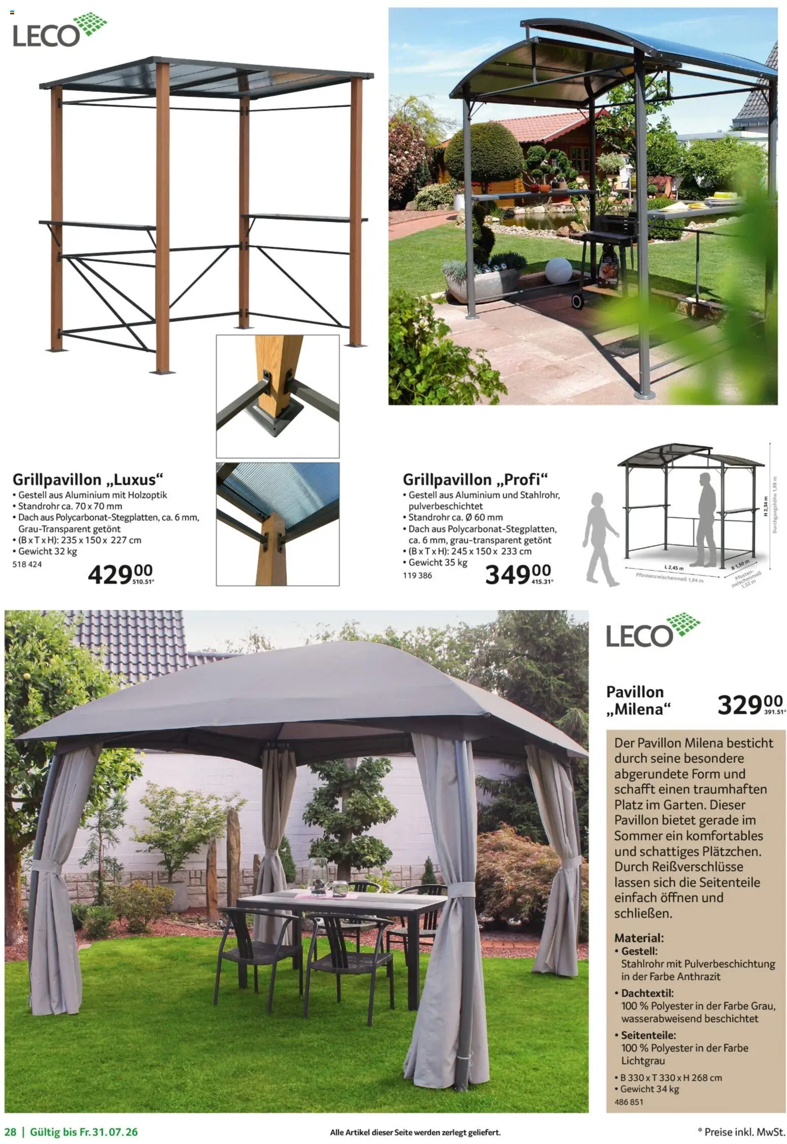 Selgros Garten Exklusiv – gültig ab 19.07.2026 | Seite: 28 | Produkte: Gewicht