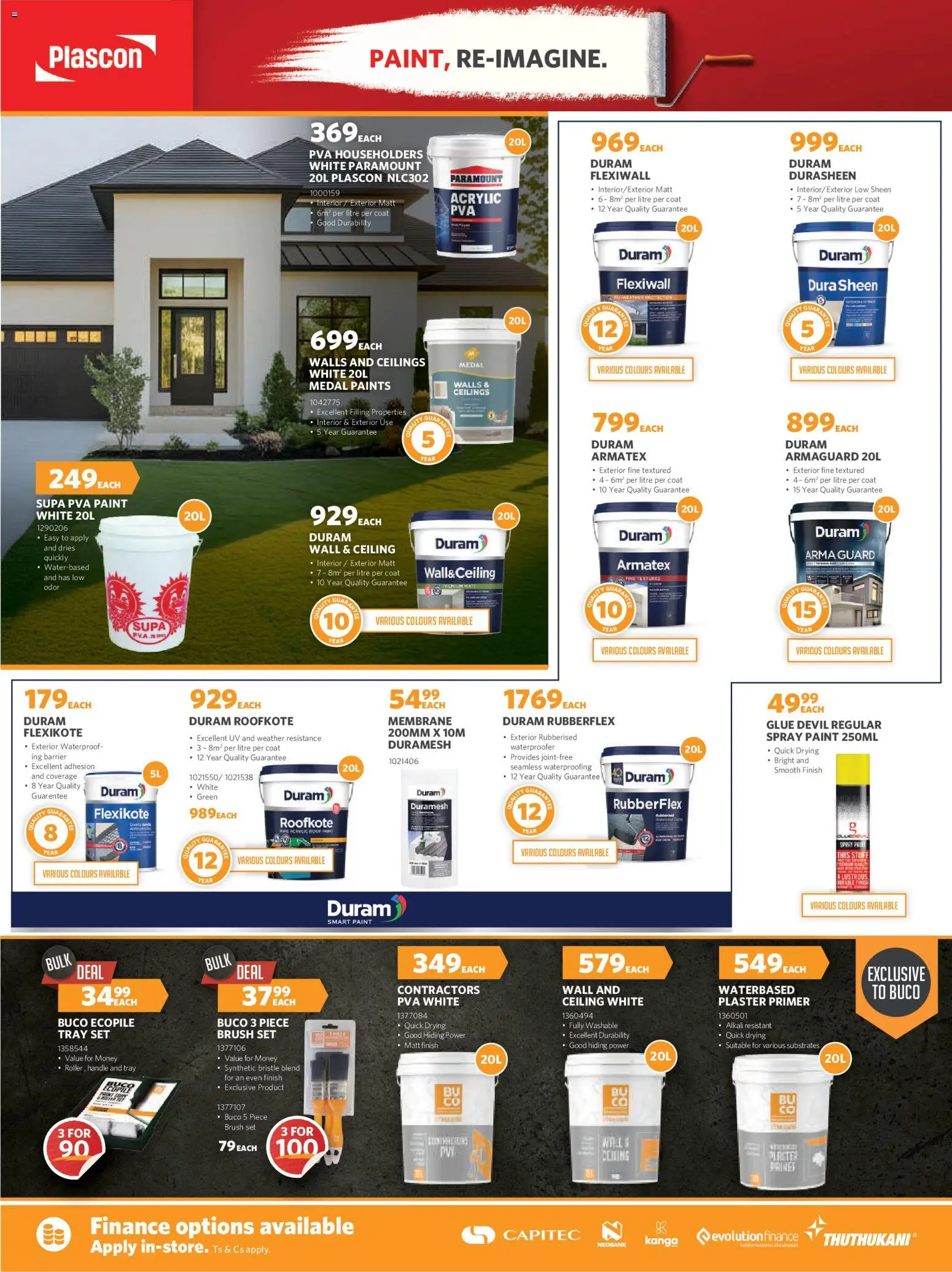 New BUCO catalogue – valid from 01.12.2025 | Page: 4 | Products: Paint, Plaster primer, Brush, Plaster