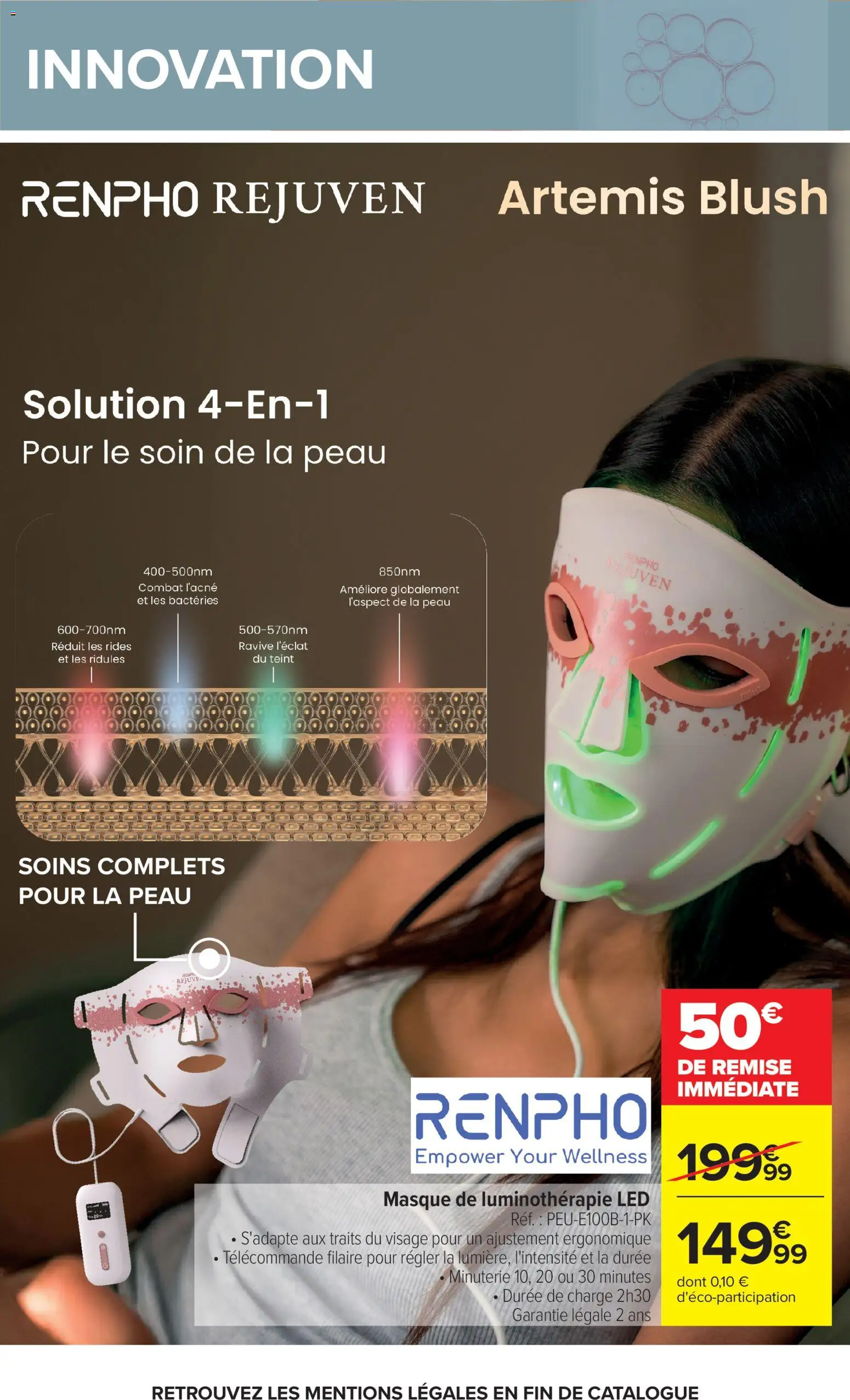 {H1} | Page: 14 | Produits: Blush, Masque, Télécommande