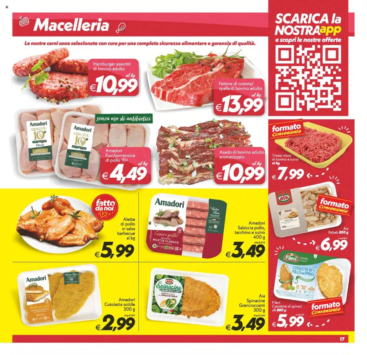 Volantino SuperConveniente del 13.06.2025 | Pagina: 17 | Prodotti: Suino, Barbecue, Salsa barbecue, Hamburger