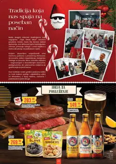 Aroma Market Vanredni Exclusive katalog  - pregled Aroma Market kataloga - važi od 19.12.2025 | Strana: 22 | Proizvode: Hell, Pica, Suva svinjska pečenica, Pečenica