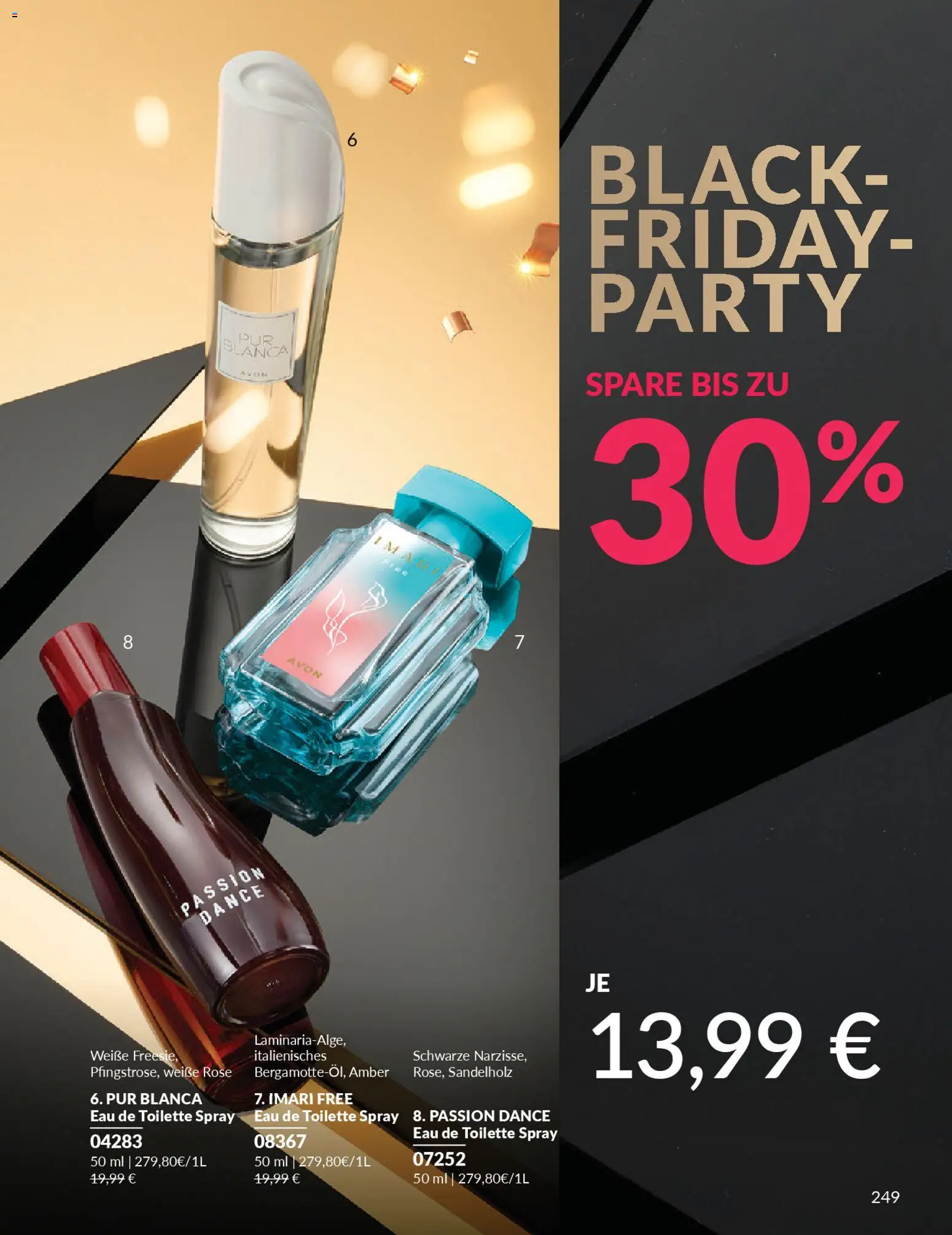 Avon - Black Friday – gültig ab 01.11.2025 | Seite: 251 | Produkte: Toilette, Eau de Toilette