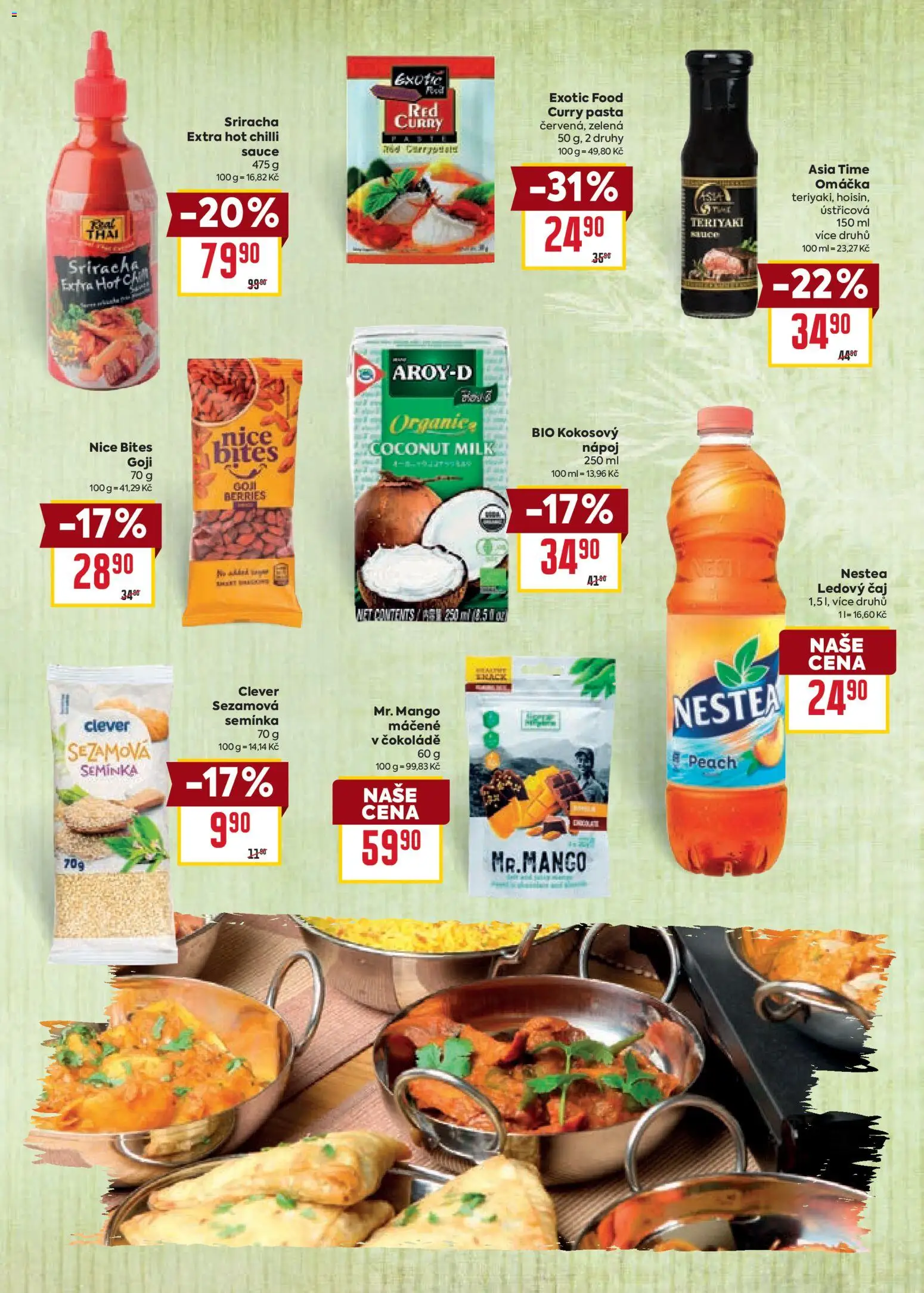 Billa leták - Chutě světa od 21.01.2026 | Strana: 25 | Produkty: Mango, Čaj, Goji, Ledový čaj