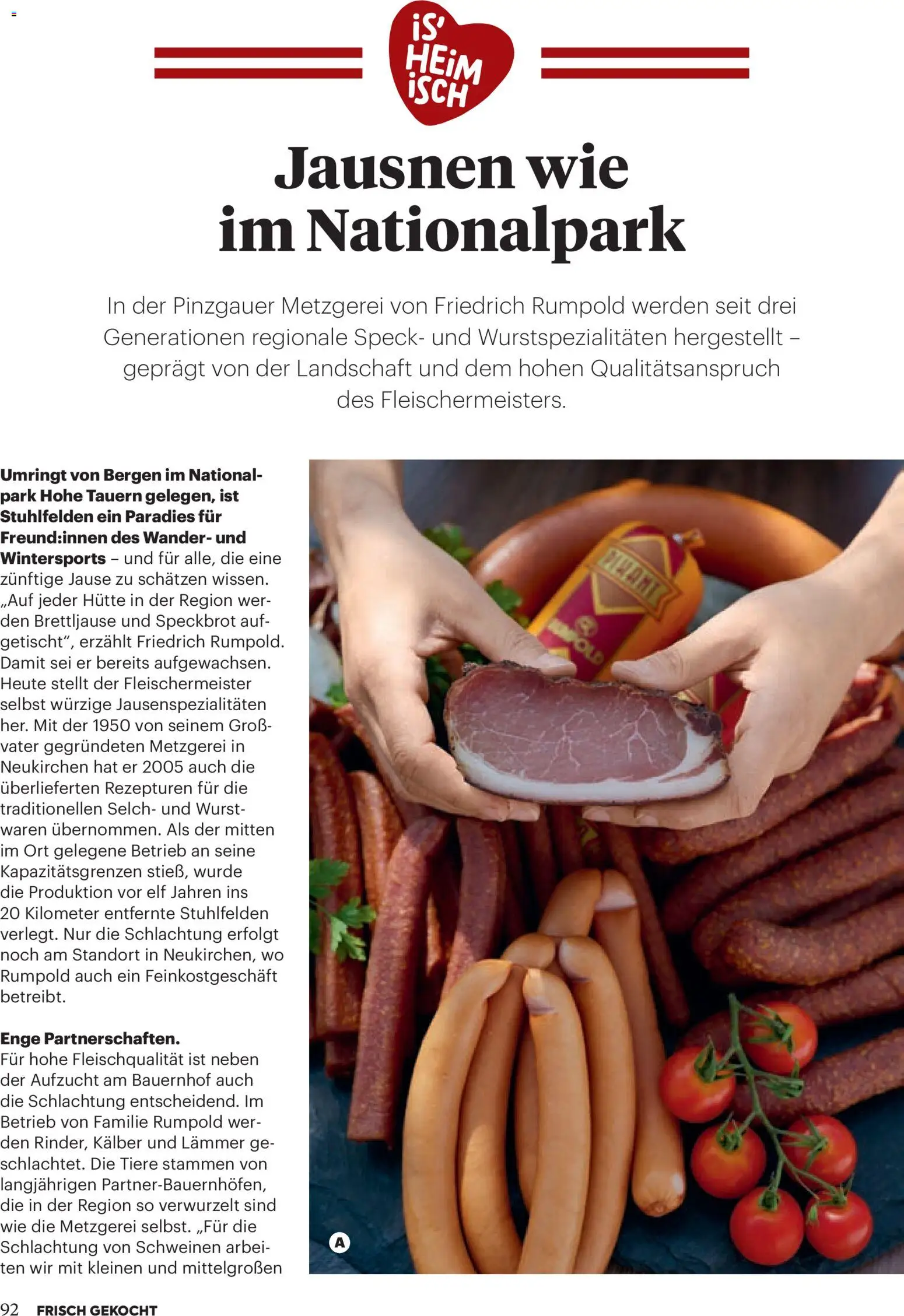 Billa Frisch Gekocht gültig ab 01.05.2026 | Seite: 92 | Produkte: Wurst