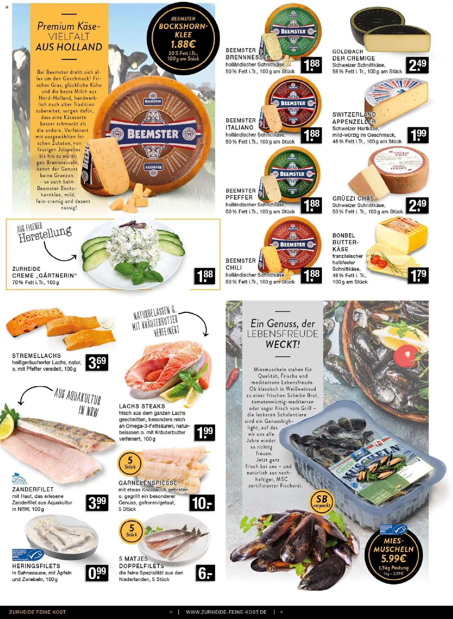 Edeka Zurheide Prospekt 	 – gültig ab 19.01.2026 | Seite: 4 | Produkte: Milch, Creme, Lachs, Pfeffer