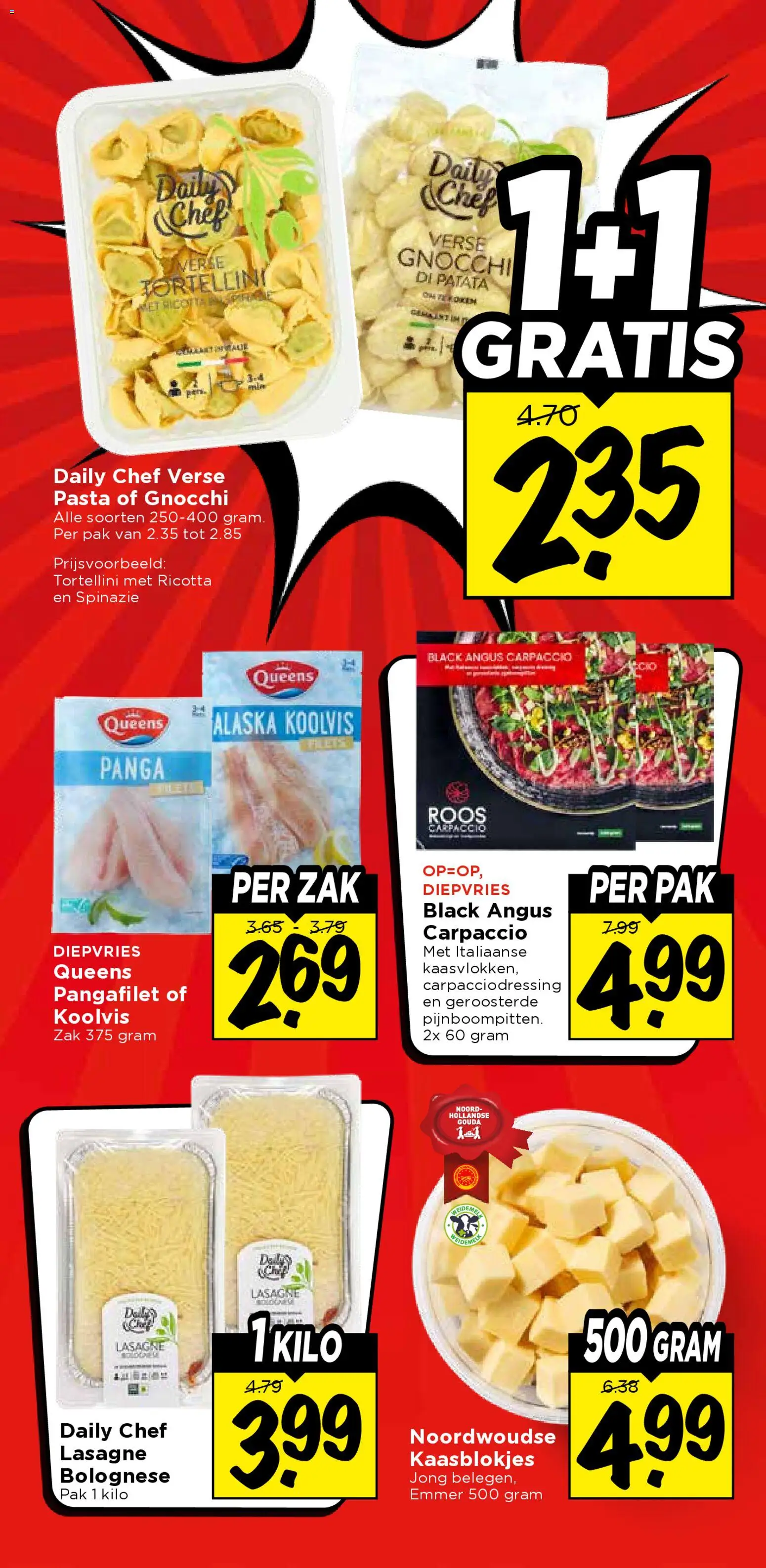 {H1} | Pagina: 21 | Producten: Spinazie, Pasta, Lasagne, Ricotta