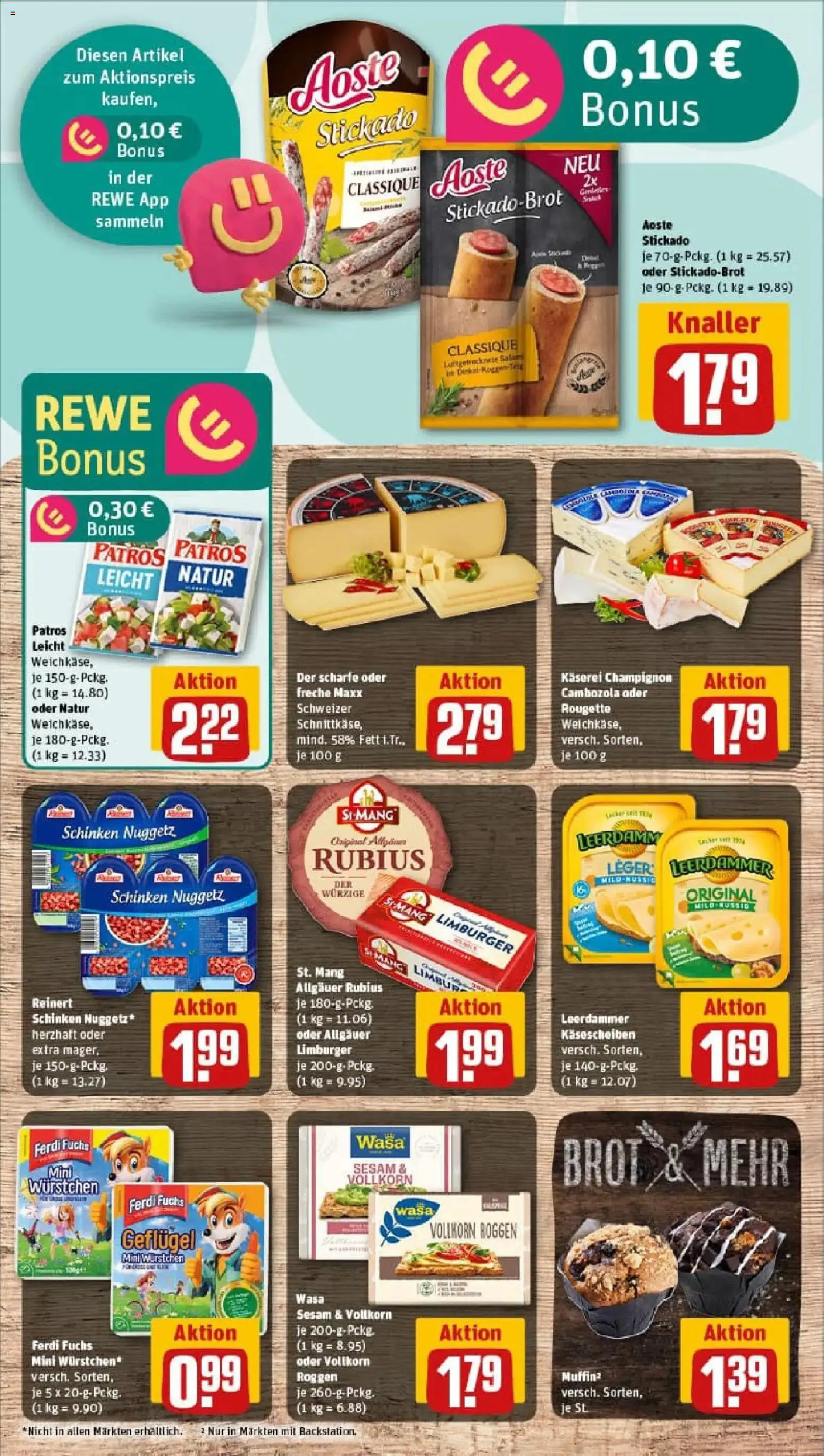 Rewe prospekt München / Neuhausen-Nymphenburg	 – gültig ab 19.01.2026 | Seite: 11 | Produkte: Patros, Leerdammer, Brot, Schinken