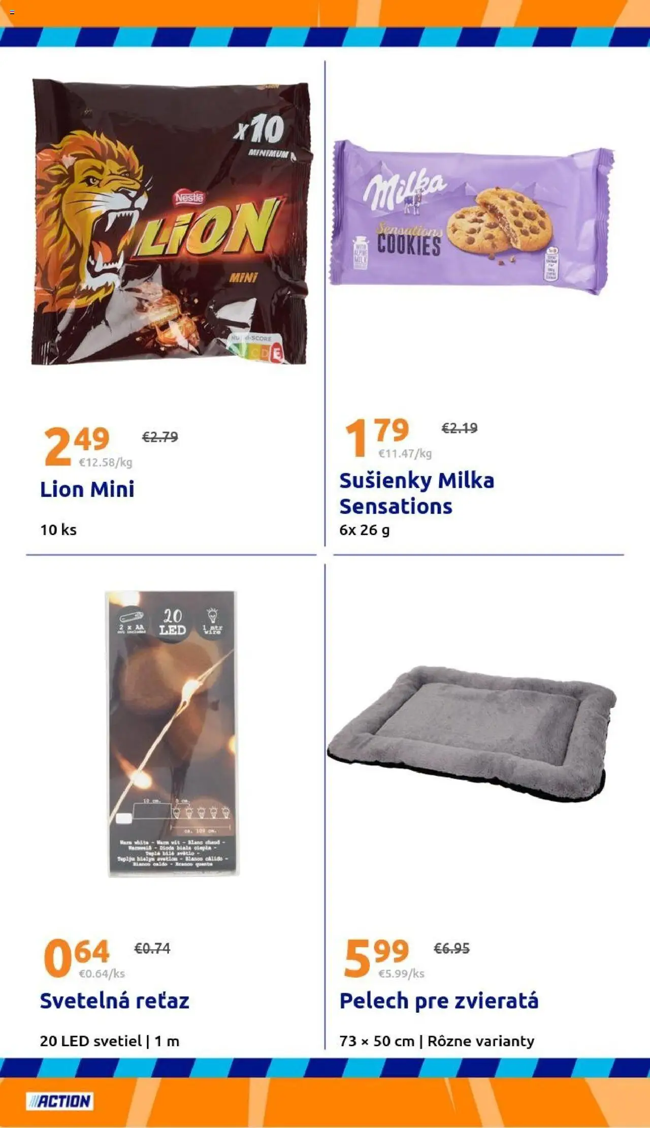 Nové Action akcie – leták je platný od 01.10.2025 | Strana: 20 | Produkty: Led, Milka