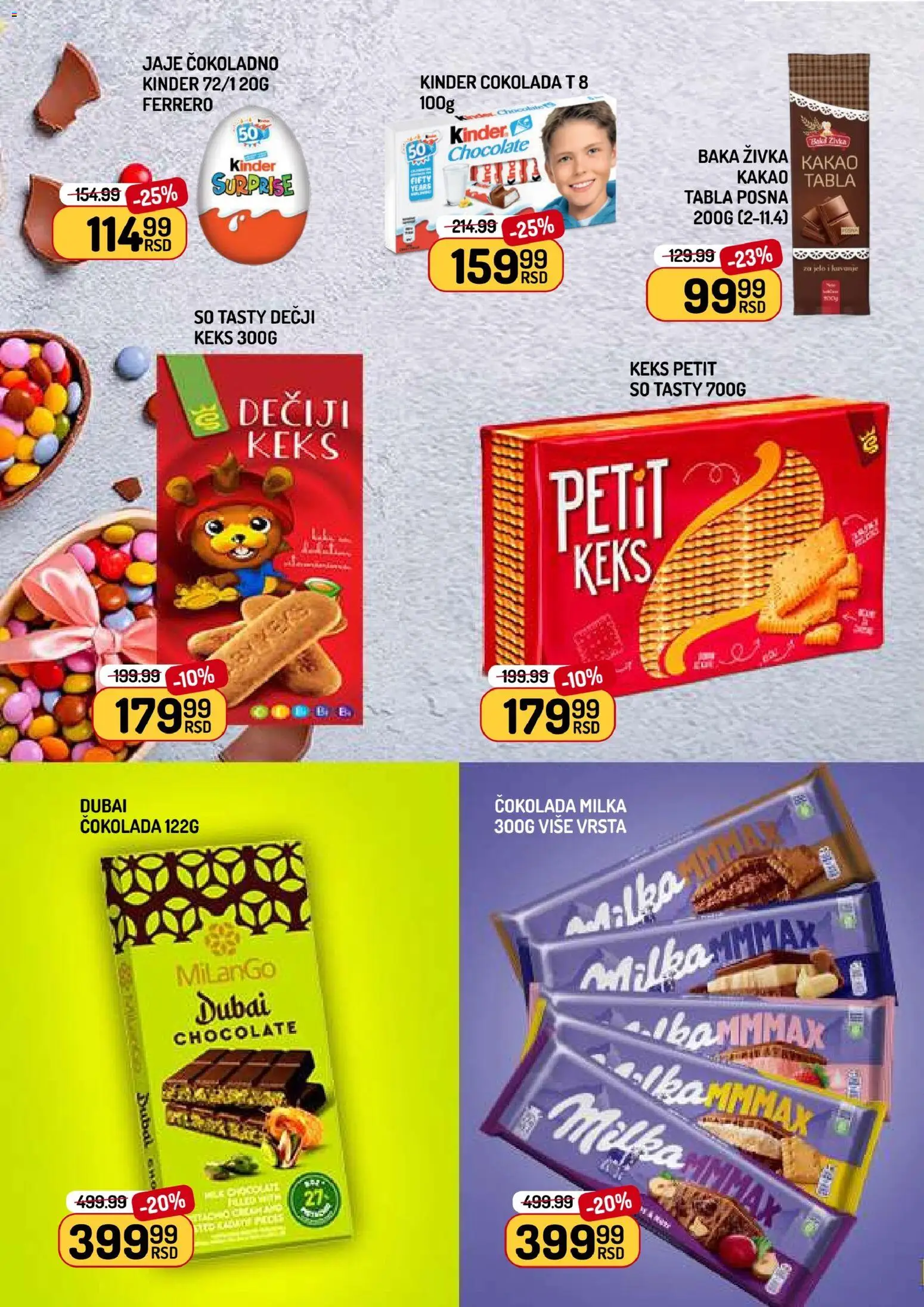Aman katalog - važi od 02.04.2026 | Strana: 14 | Proizvode: Milka, Keks, So, Čokolada